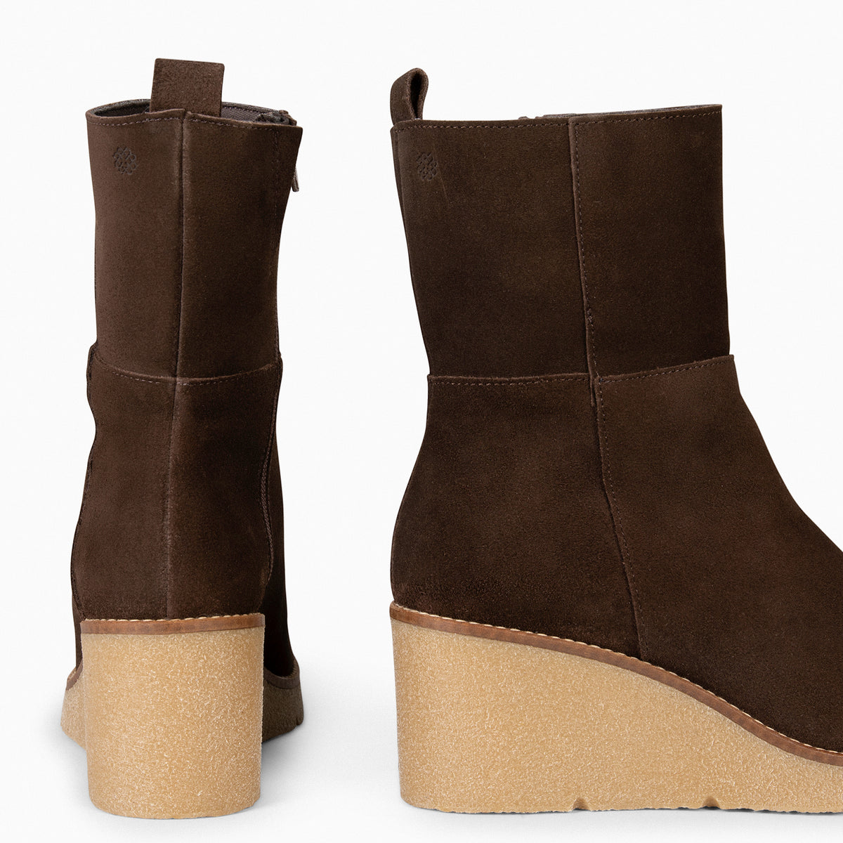 NUK - Botines con cuña alta MARRON - miMaO ®