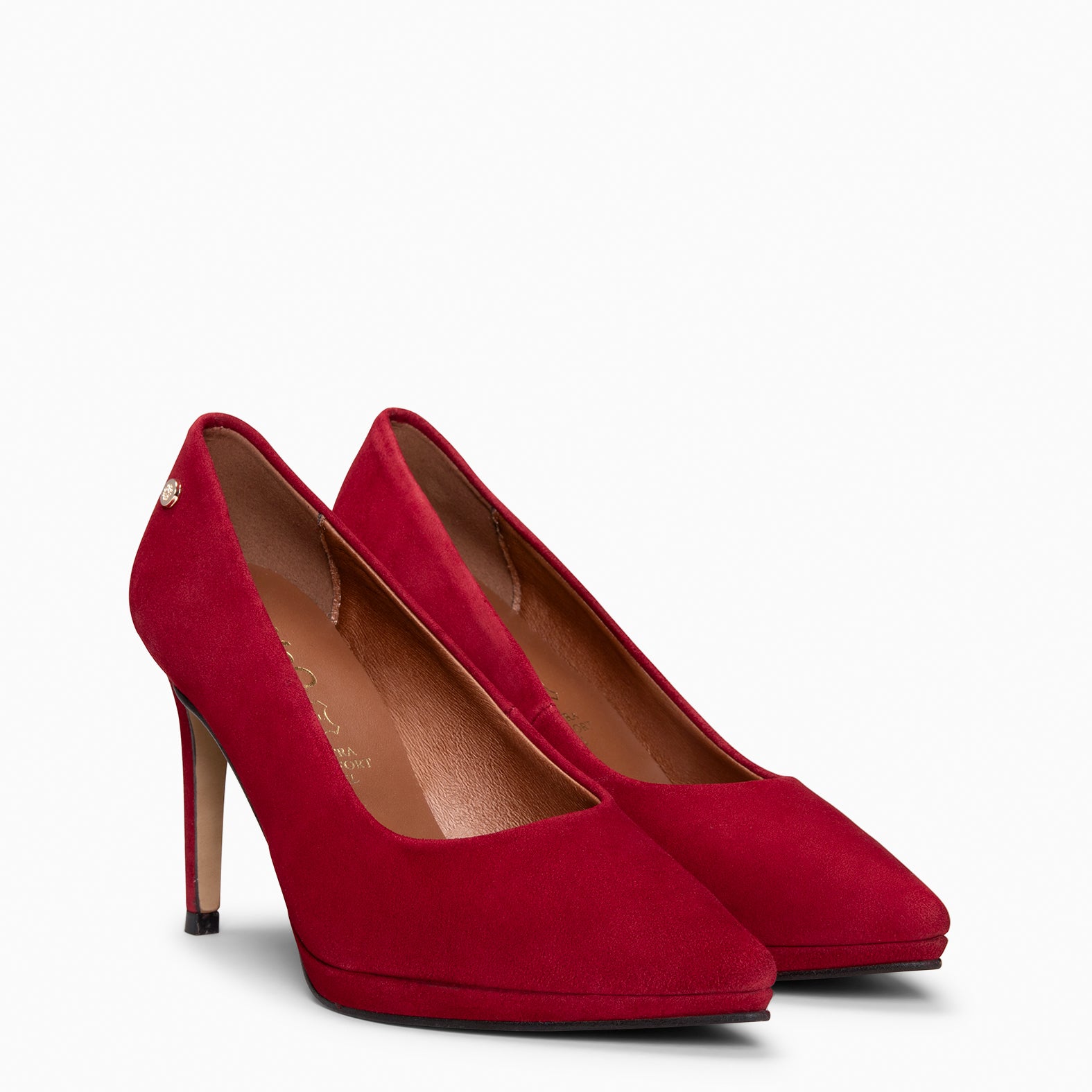 LAUREN – Zapato de tacón alto en piel BURDEOS - miMaO ®