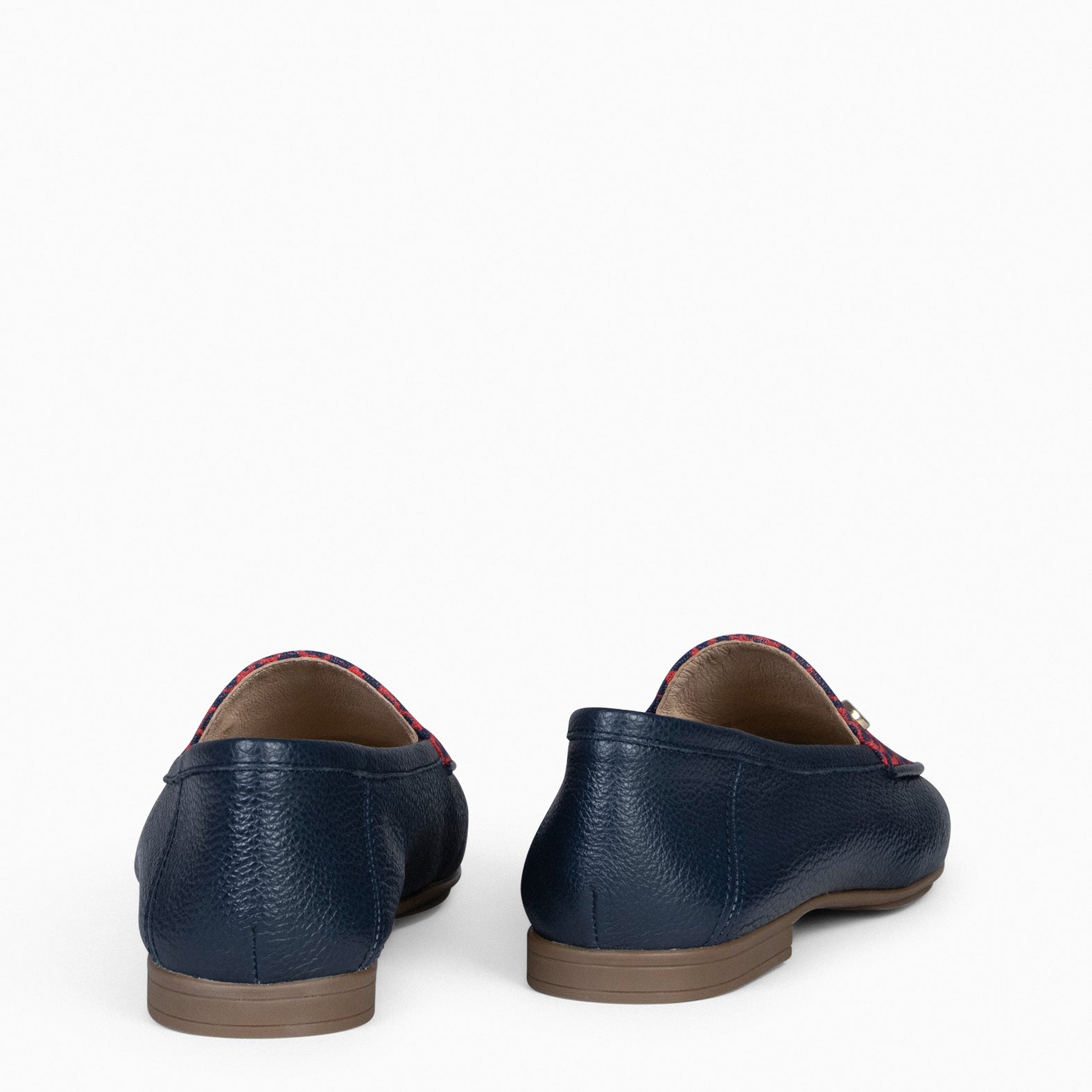 STYLE SAUVAGE - MOCASSINS DE SALTO BAIXO AZUL-MARINHO