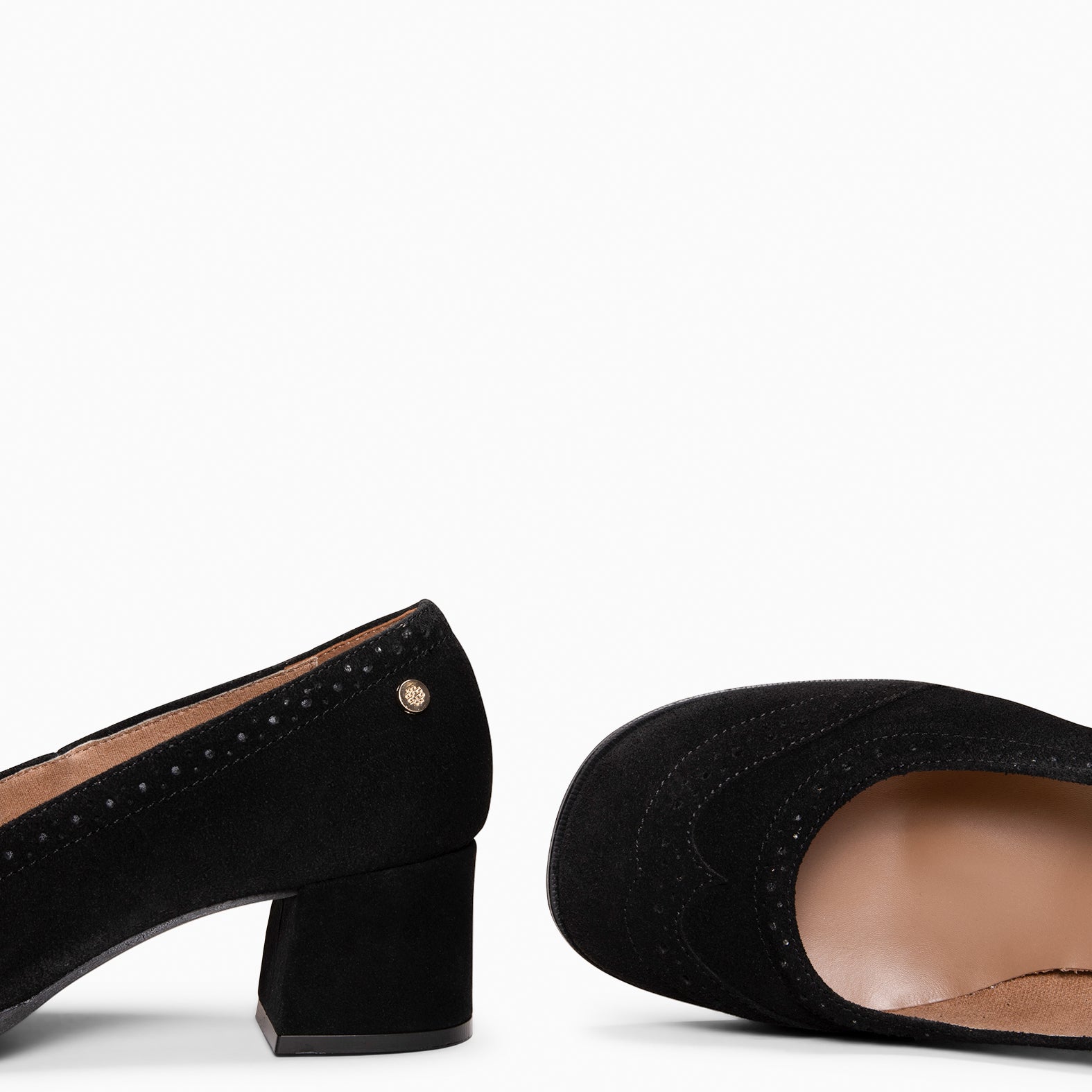 EDEN - Zapatos de tacón ancho baresoft NEGRO - miMaO ®