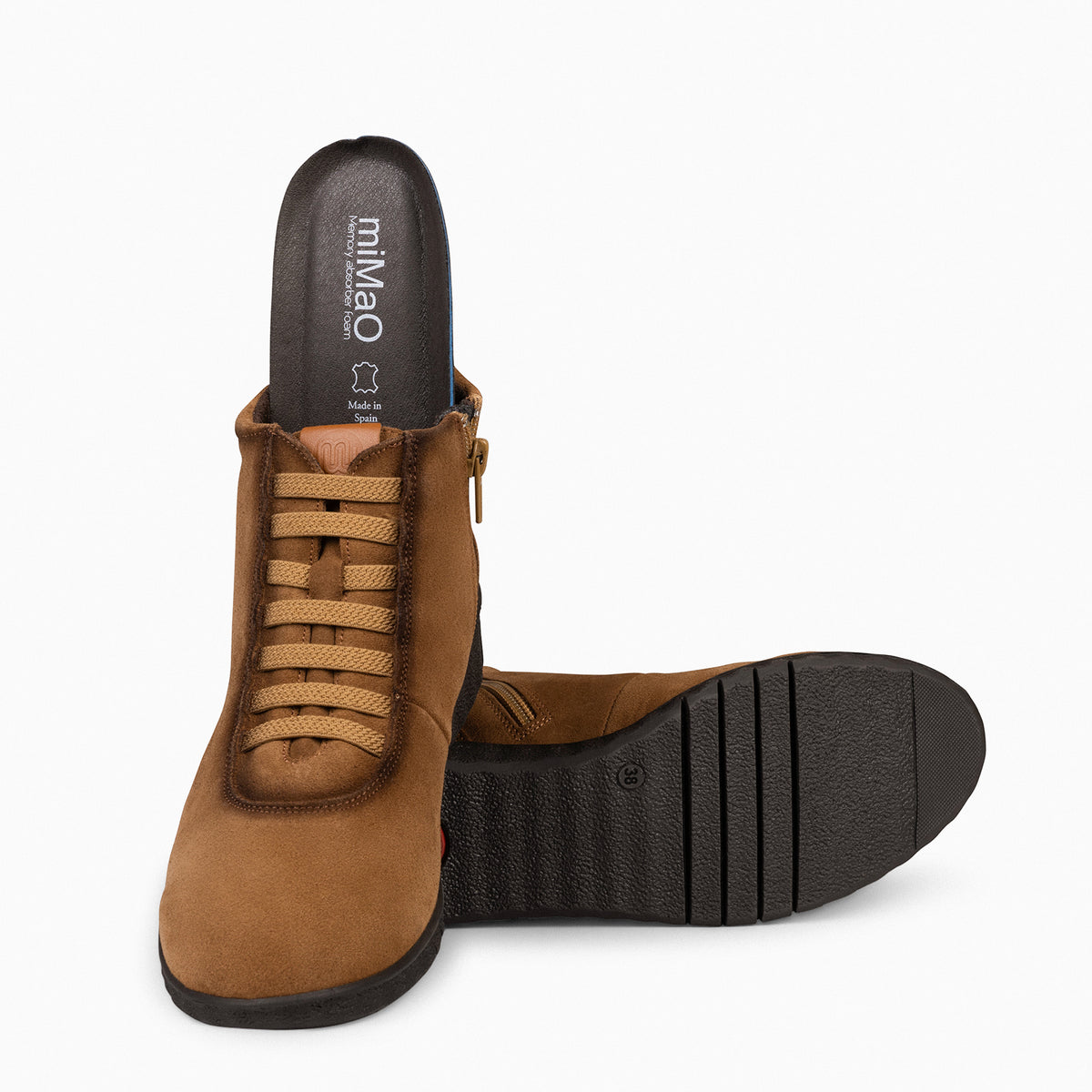 FLEXY – CAMEL Women ankle-sneaker