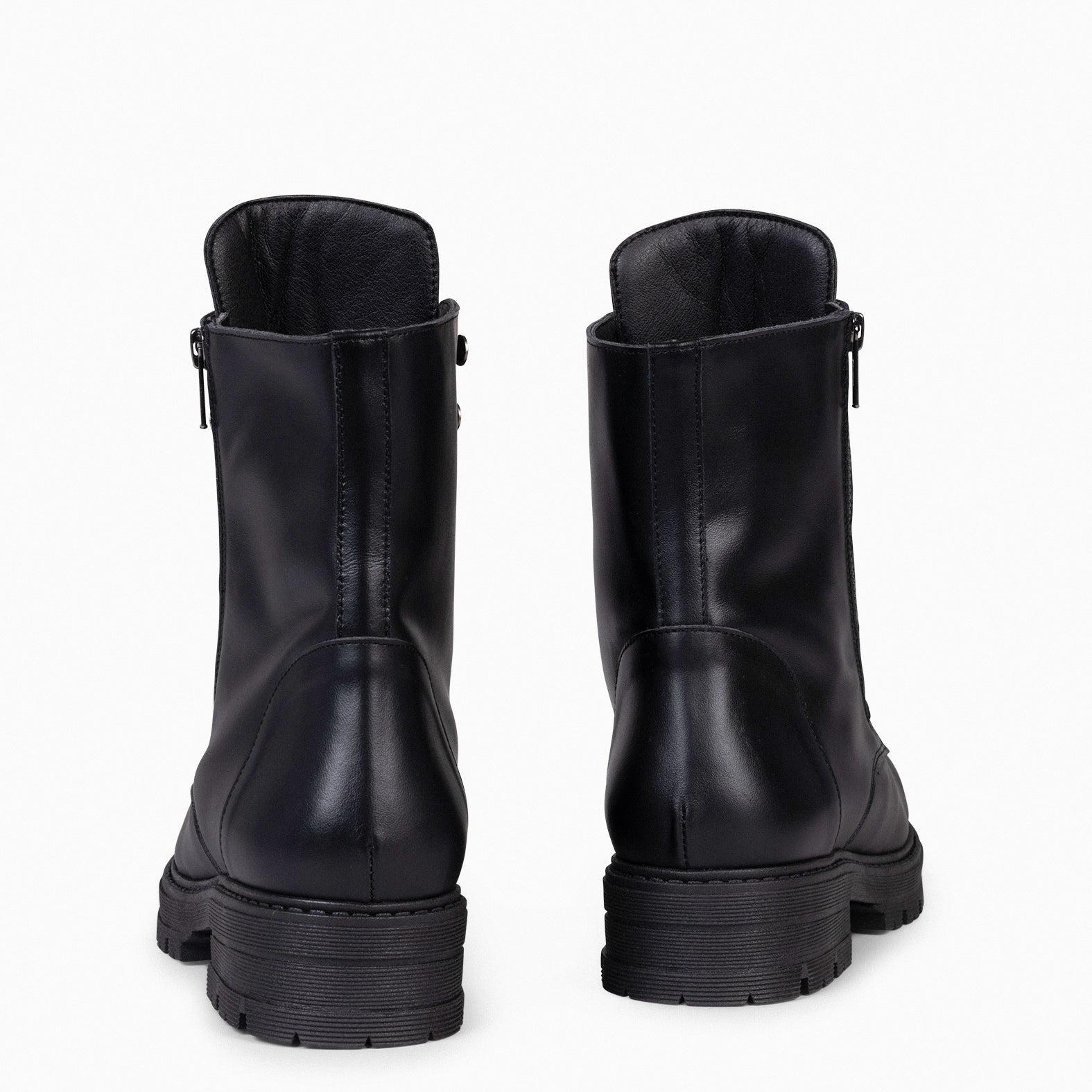 MILITAR – Botas militares de mujer NEGRO - miMaO ®