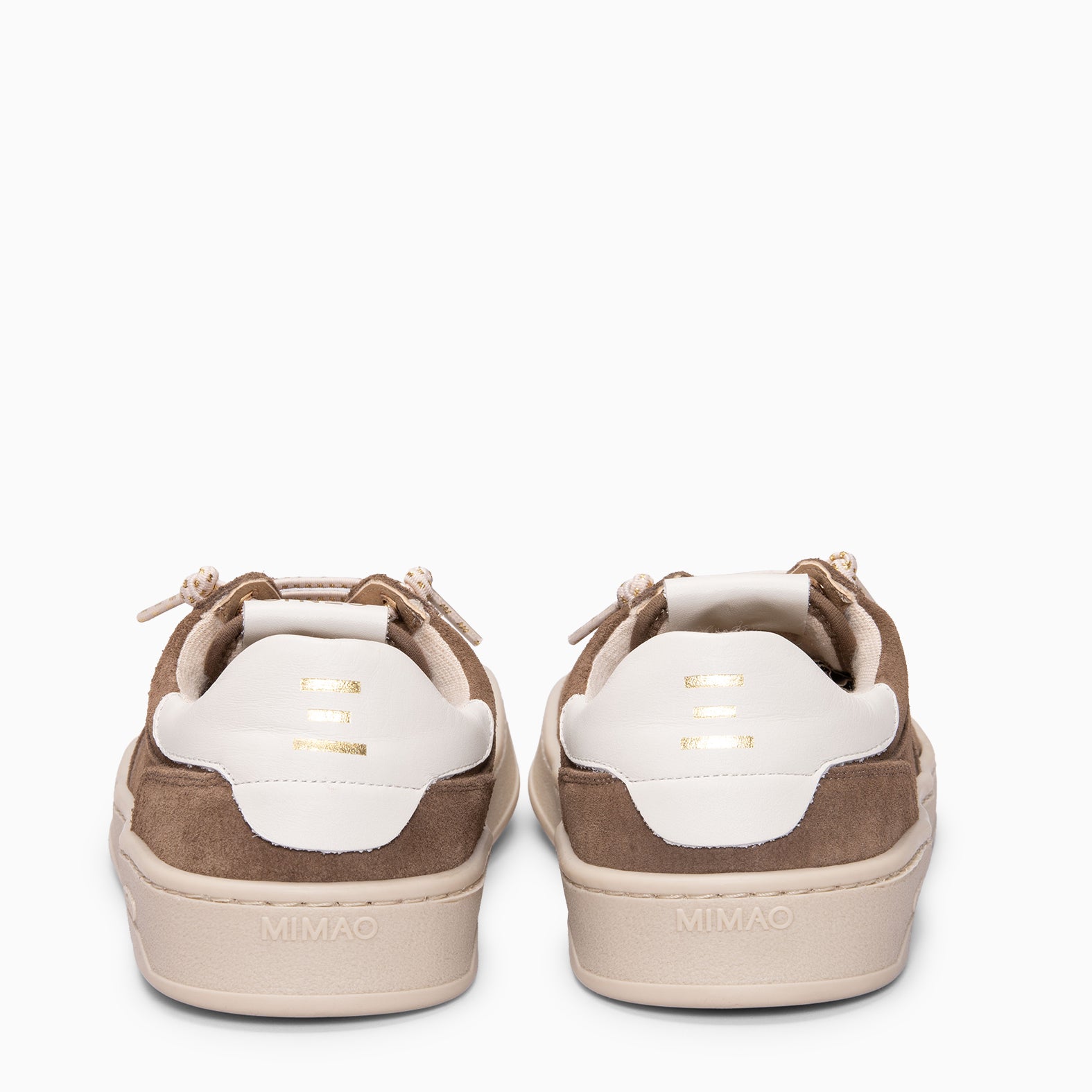 GENIO - Baskets Baresoft à lacets élastiques MARRON
