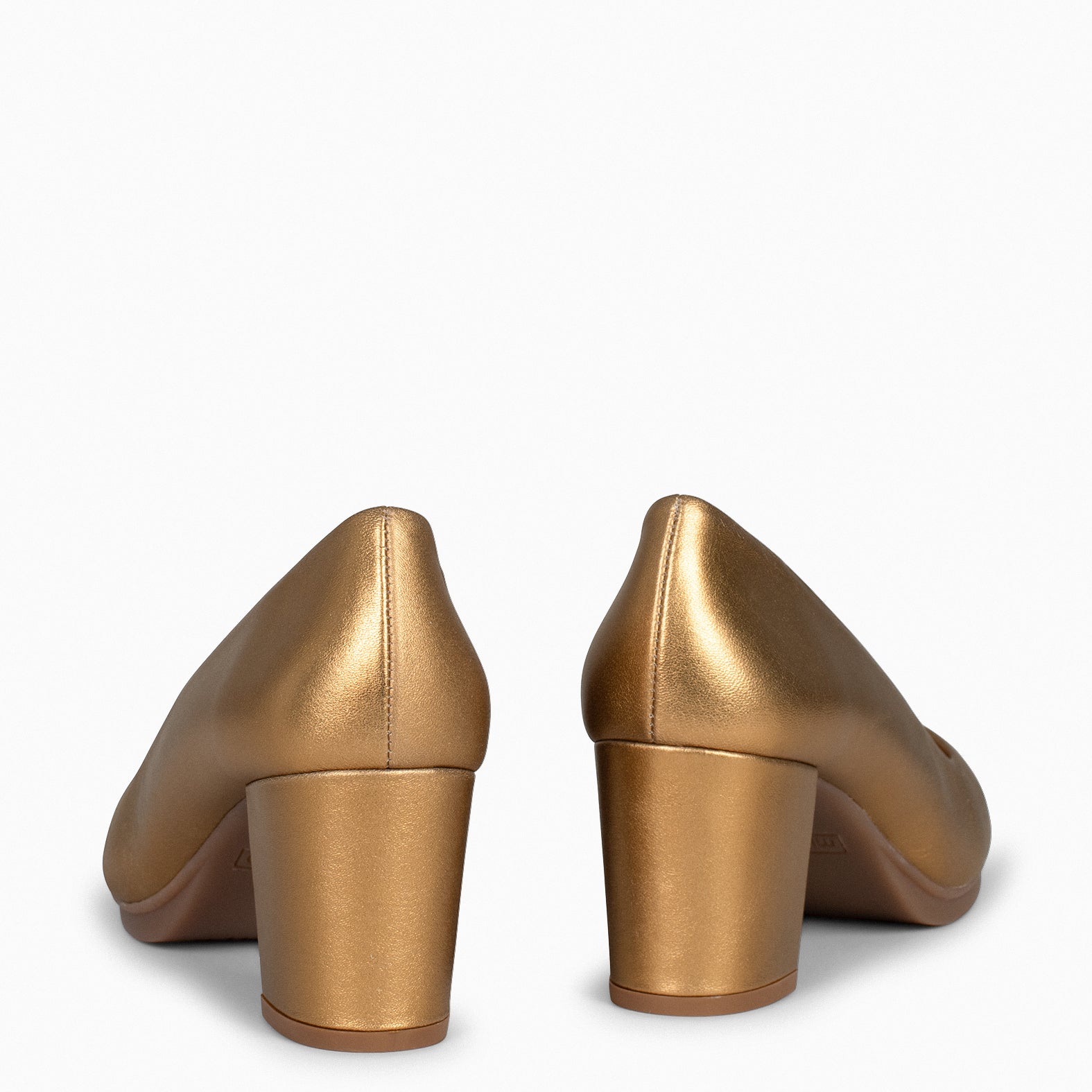 URBAN S SPLASH - Zapatos de tacón metalizados BRONCE - miMaO ®