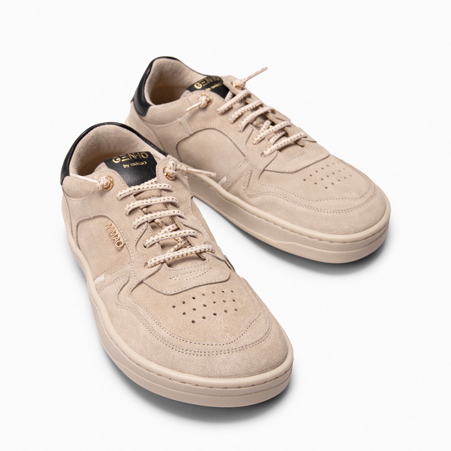 GEN-IO - Zapatillas baresoft BEIGE NEGRO