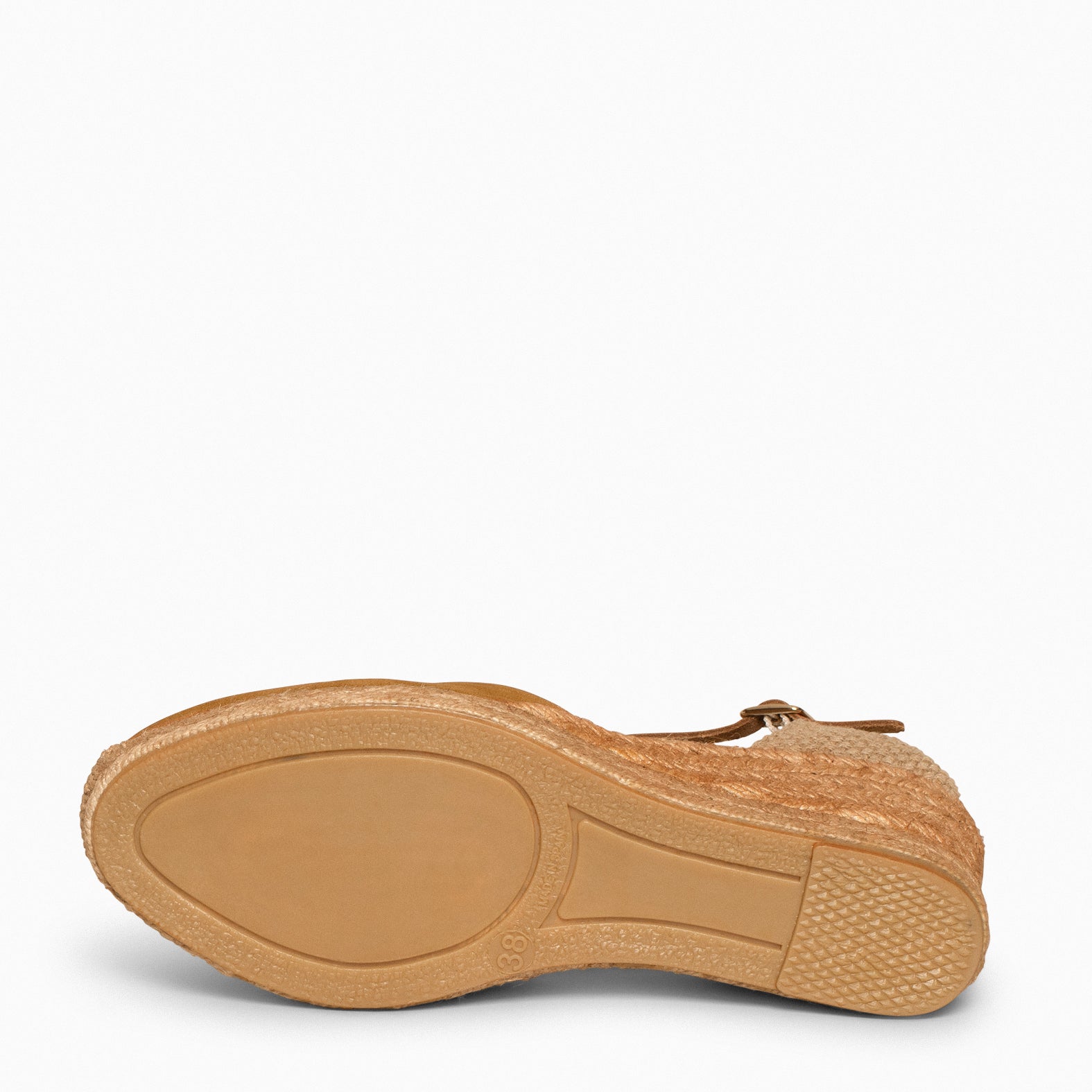 ALTEA - Espadrilles à talon compensé SABLE