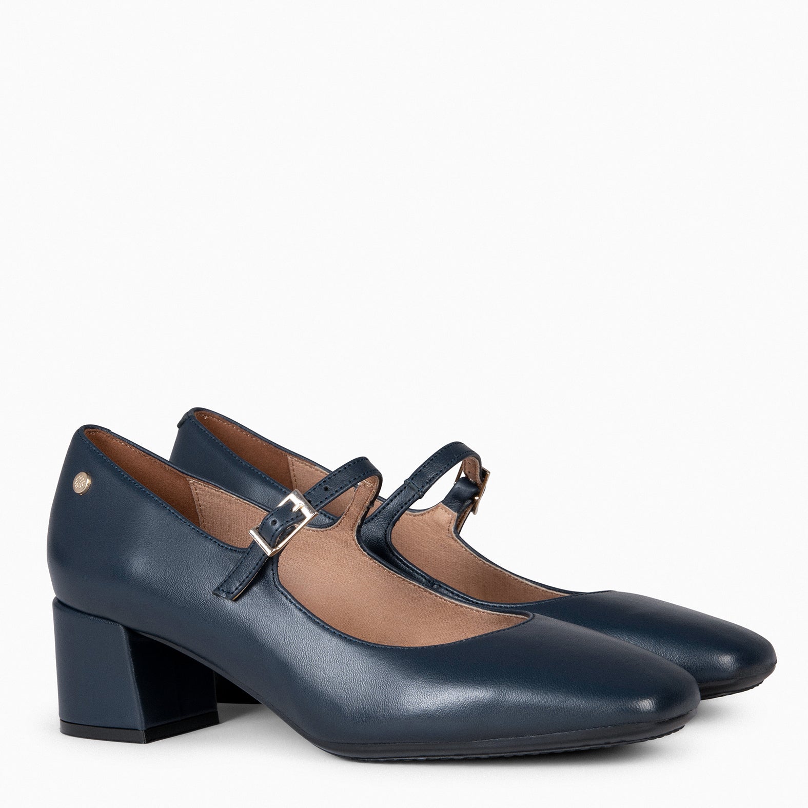 BELLA - Zapatos con pulsera y puntera cuadrada MARINO - miMaO ®