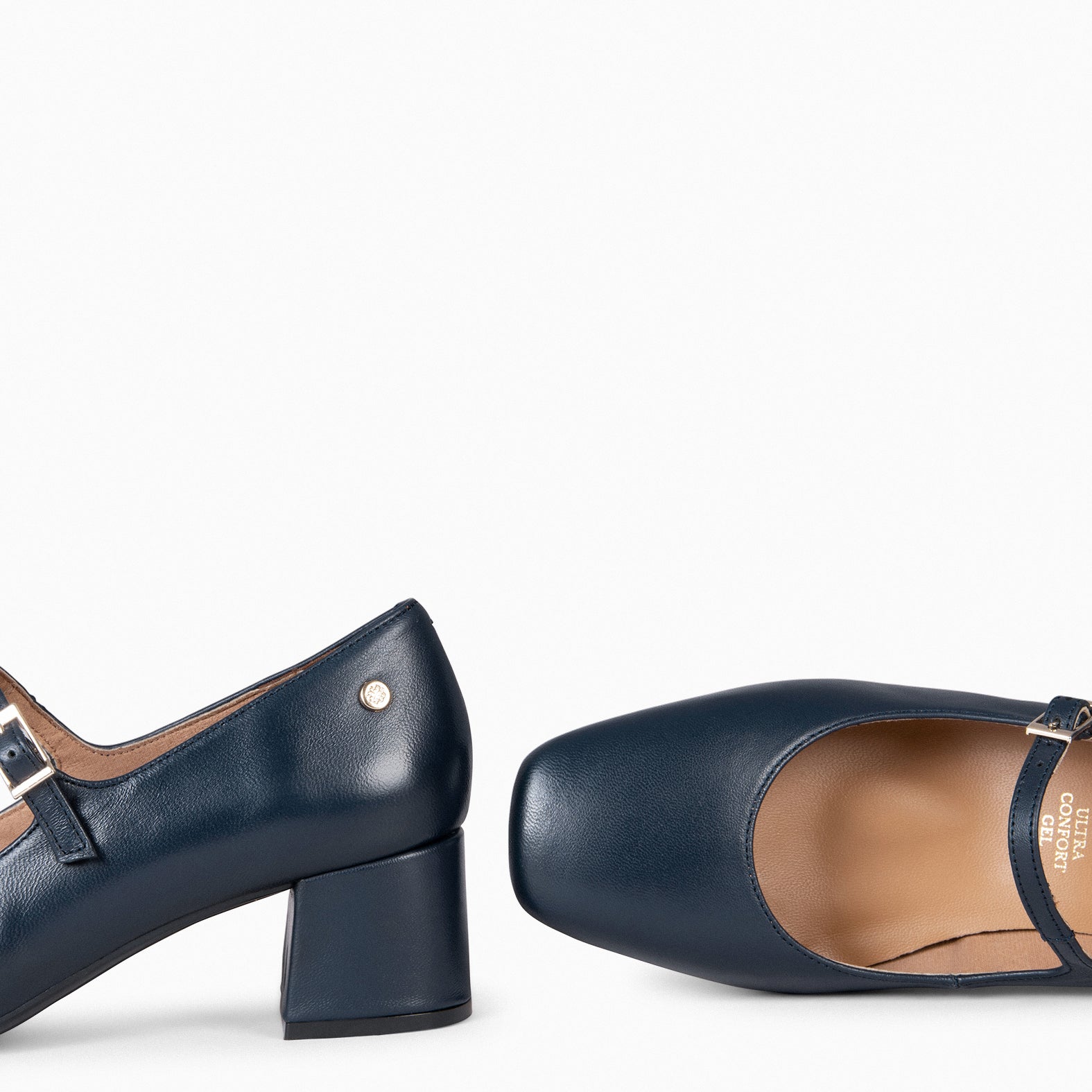BELLA - Zapatos con pulsera y puntera cuadrada MARINO - miMaO ®