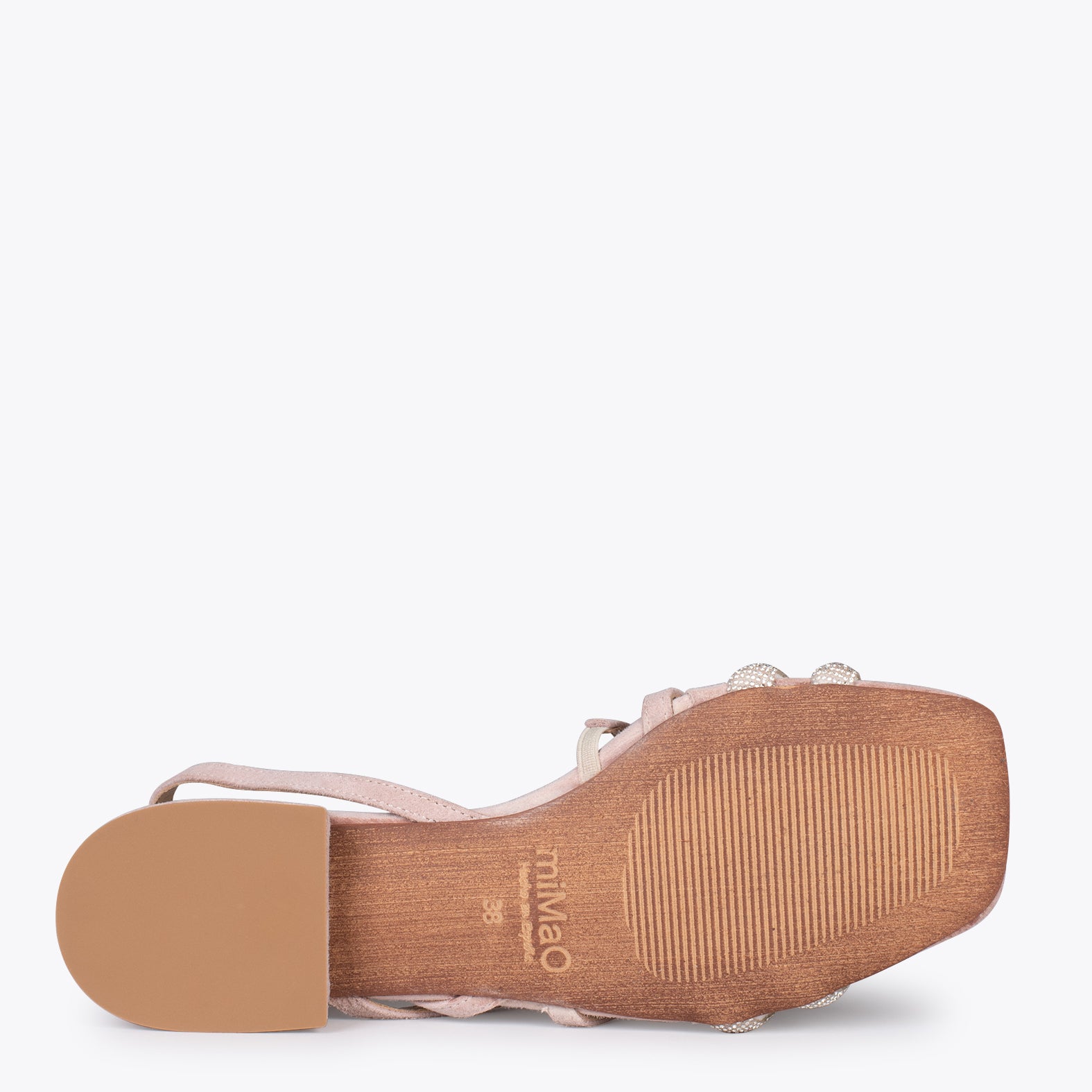 OSLO - Sandalias planas NUDE