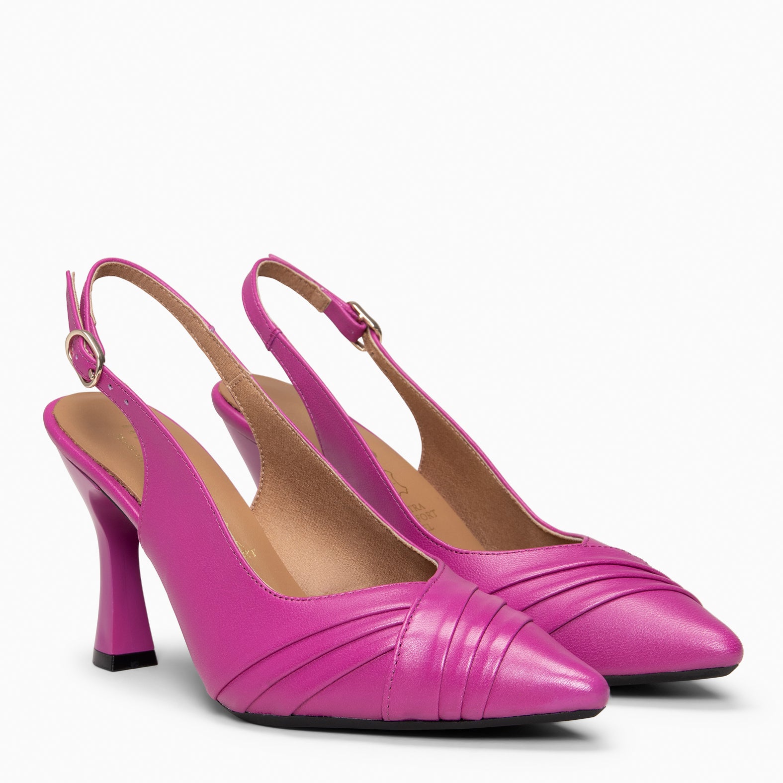 CARLA - Zapato de tacón alto destalonado BUGANVILLA - miMaO ®
