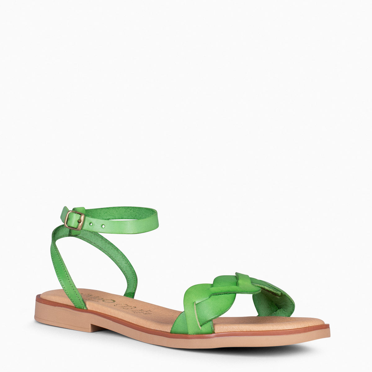 ARECA - Sandalias planas mujer VERDE