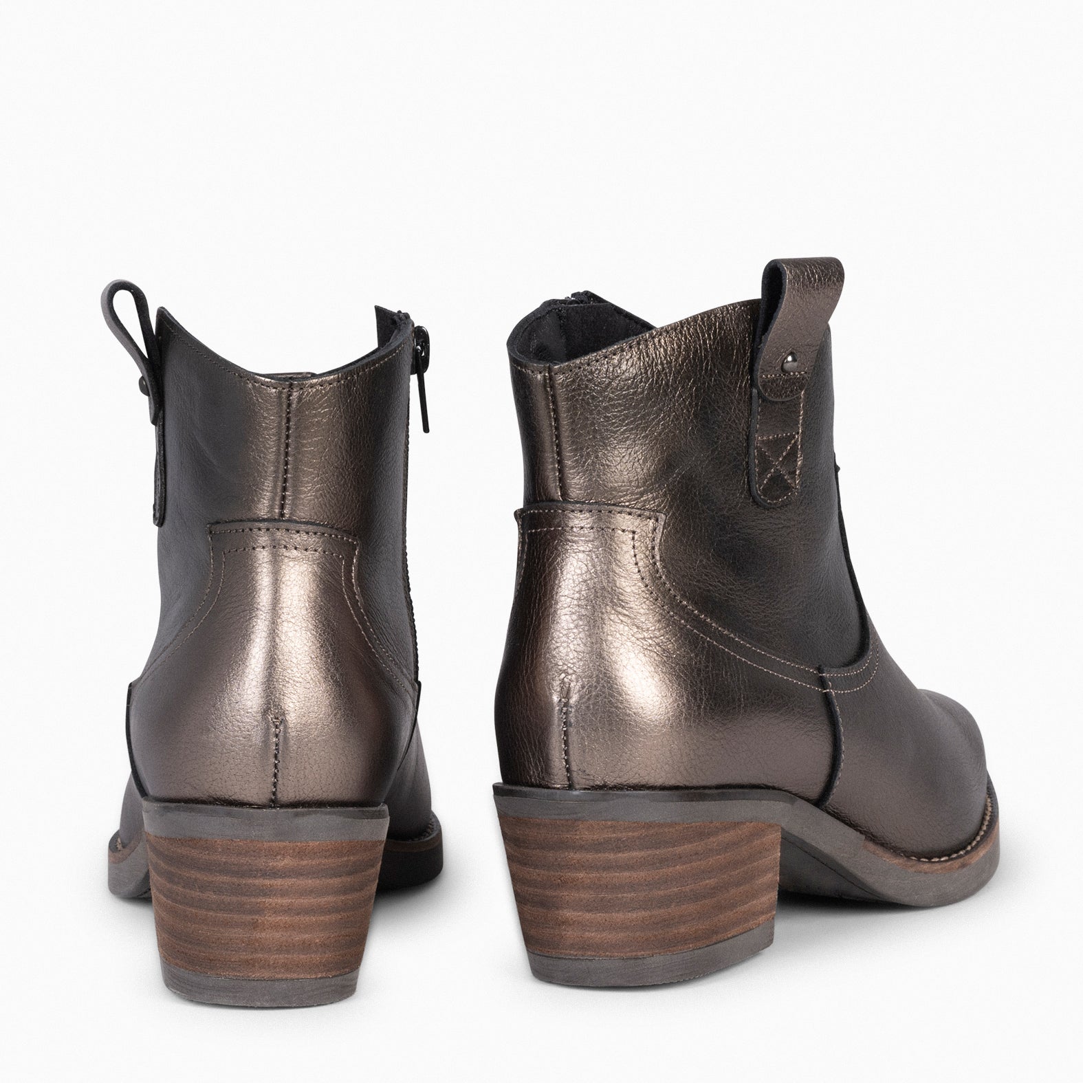 LUISIANA - Botín estilo cowboy BRONCE - miMaO ®