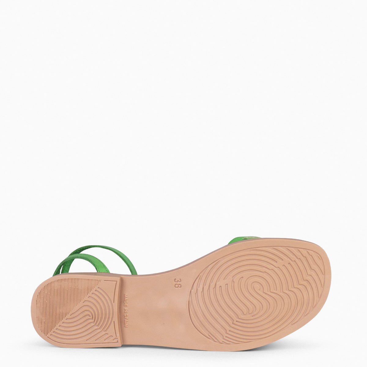 ARECA - Sandalias planas mujer VERDE
