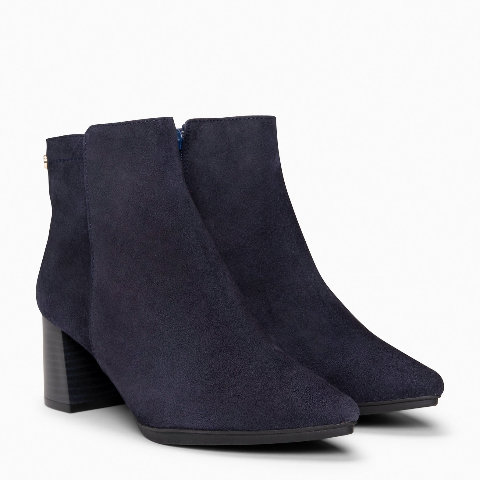 CITY - Botines de tacón ancho y punta fina MARINO - miMaO ®