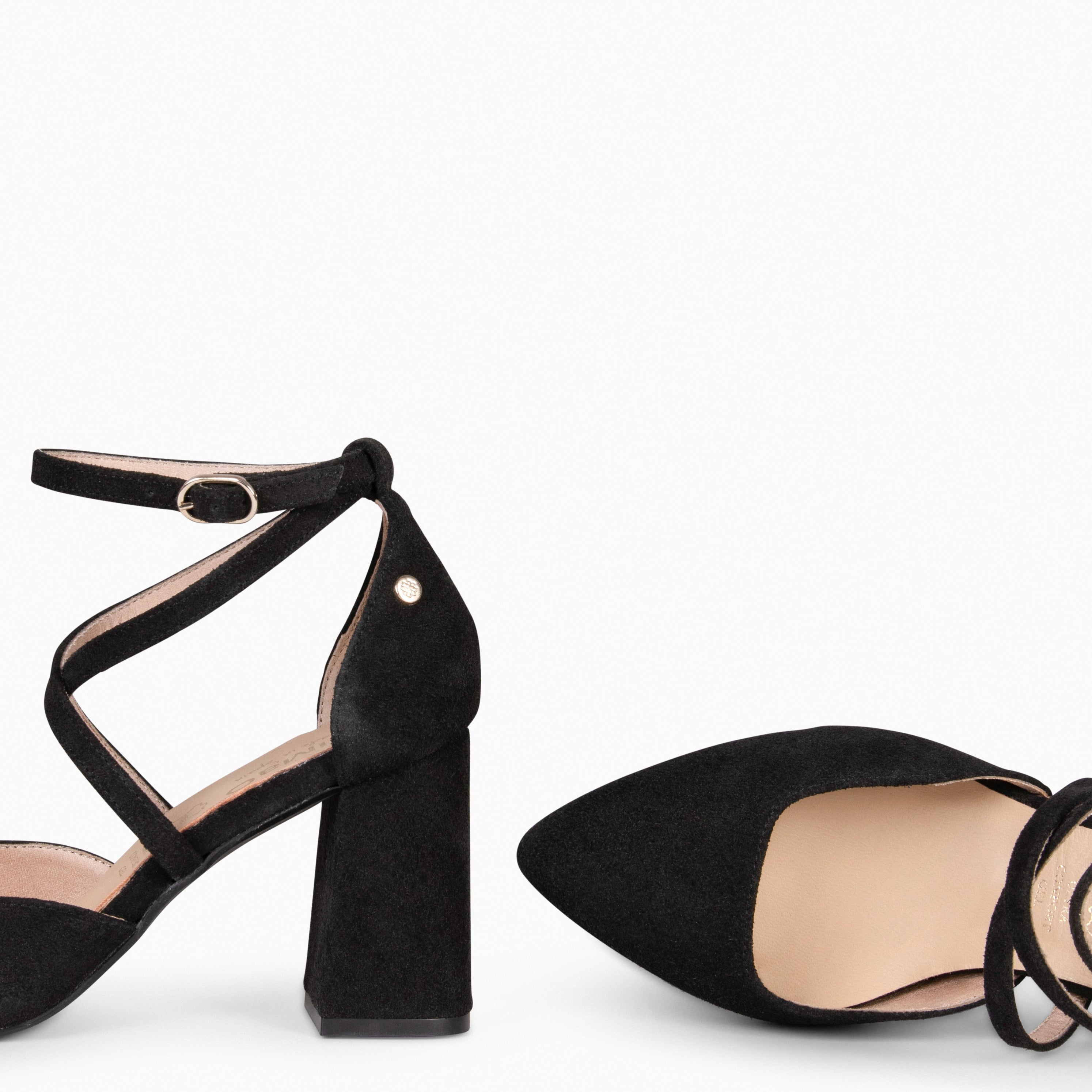 ARIEL - Zapato de tacón ancho NEGRO - miMaO ®