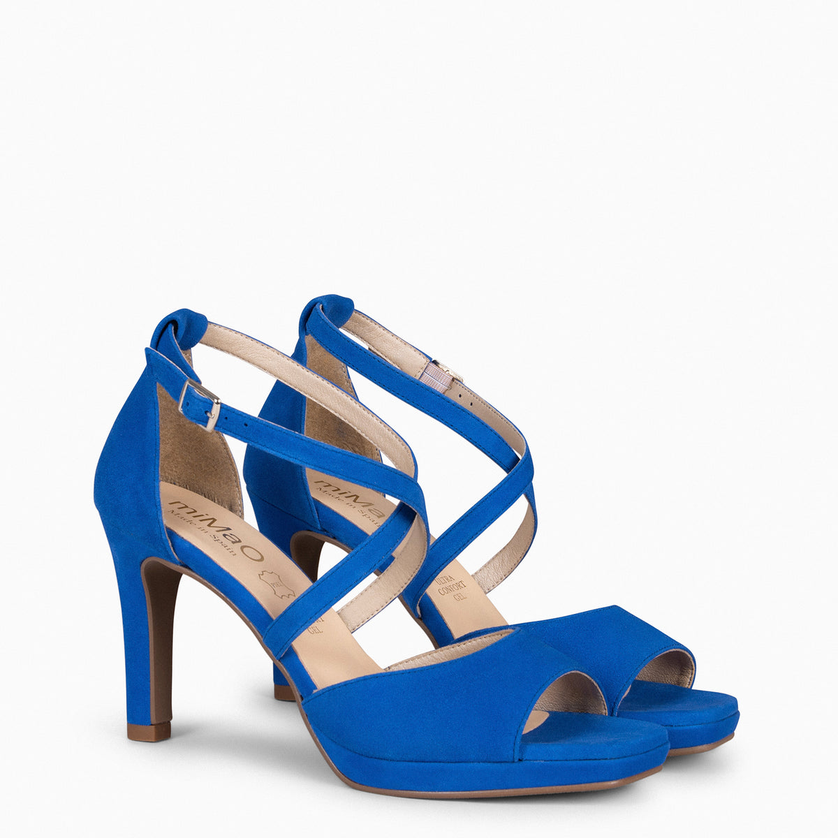 ROSSA - Sandalia de fiesta con tacón AZUL