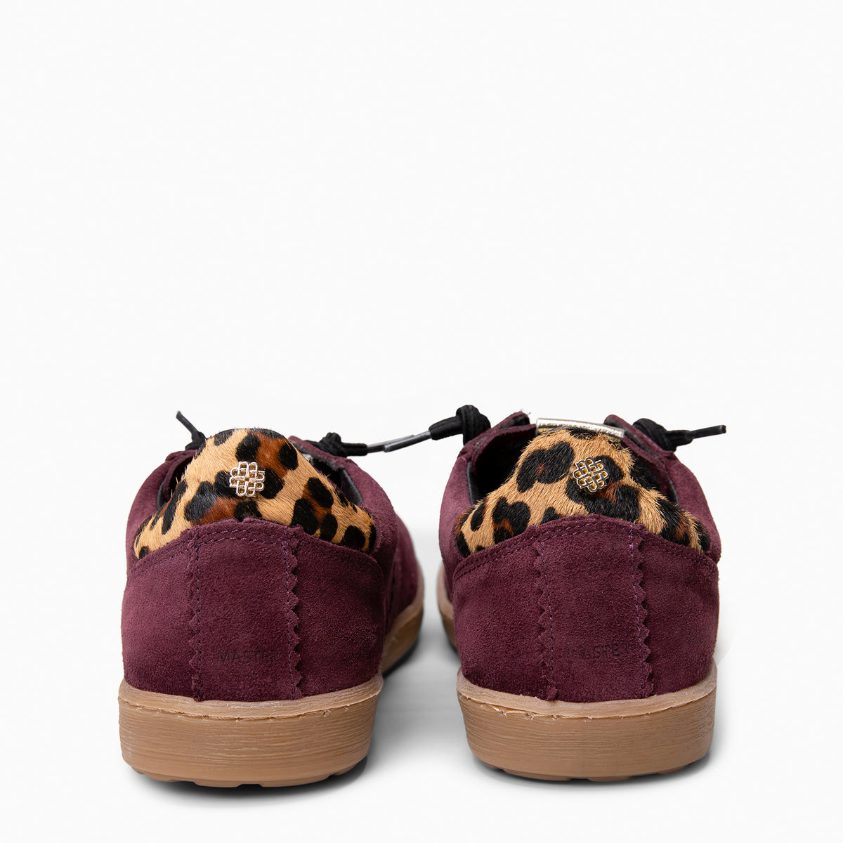 STÜDIO 01 - Baskets pour femme en daim BORDEAUX