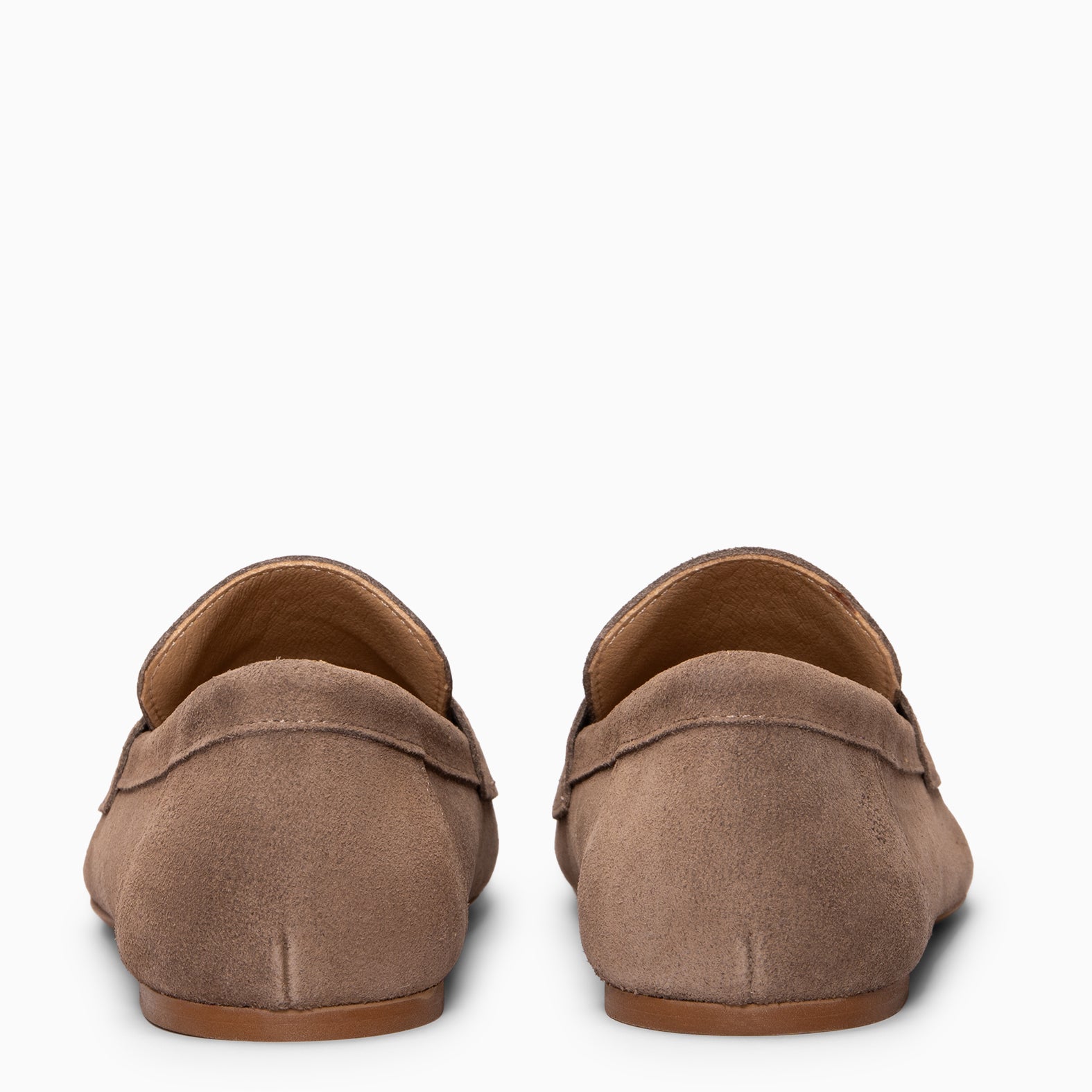 TIERRA - Mocasines de ante Baresoft TAUPE