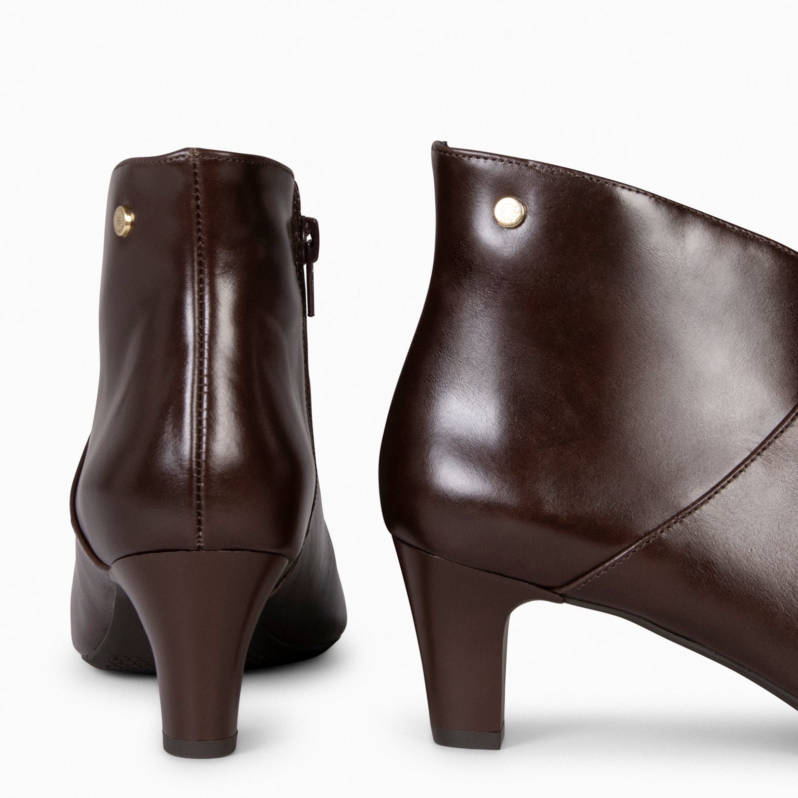 LADY - Botines napa mujer MARRON - miMaO ®