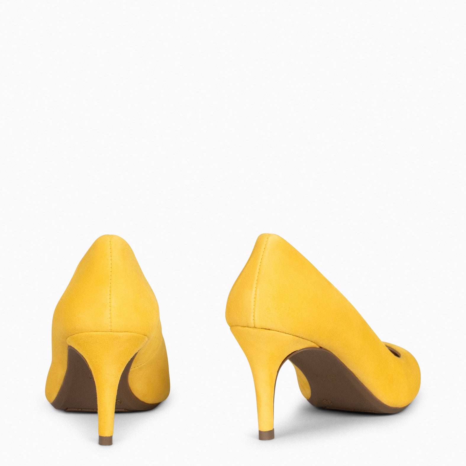 STILETTO - SAPATOS DE SALTO AGULHA AMARELO