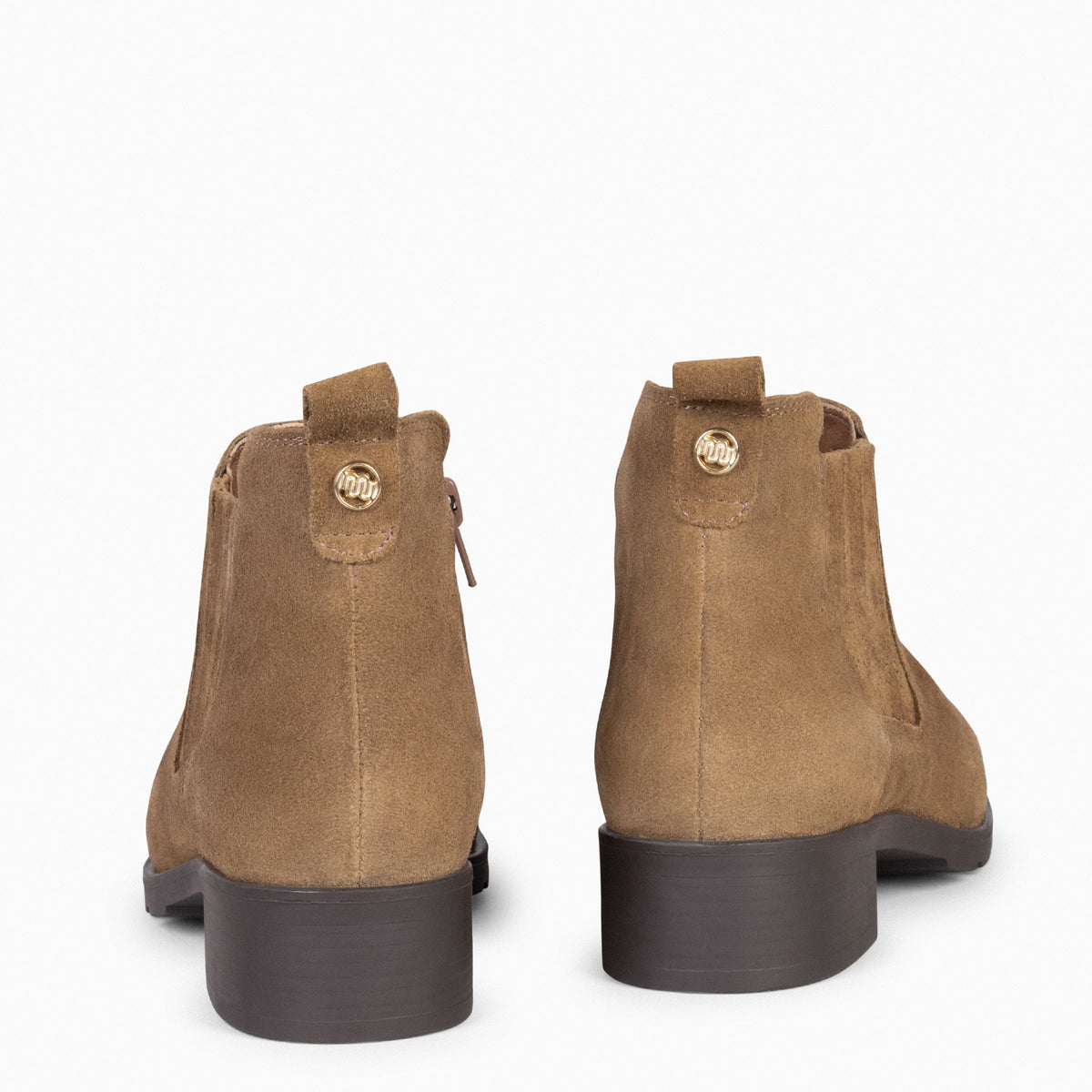 OHIO – CAMEL Women low heel booties 