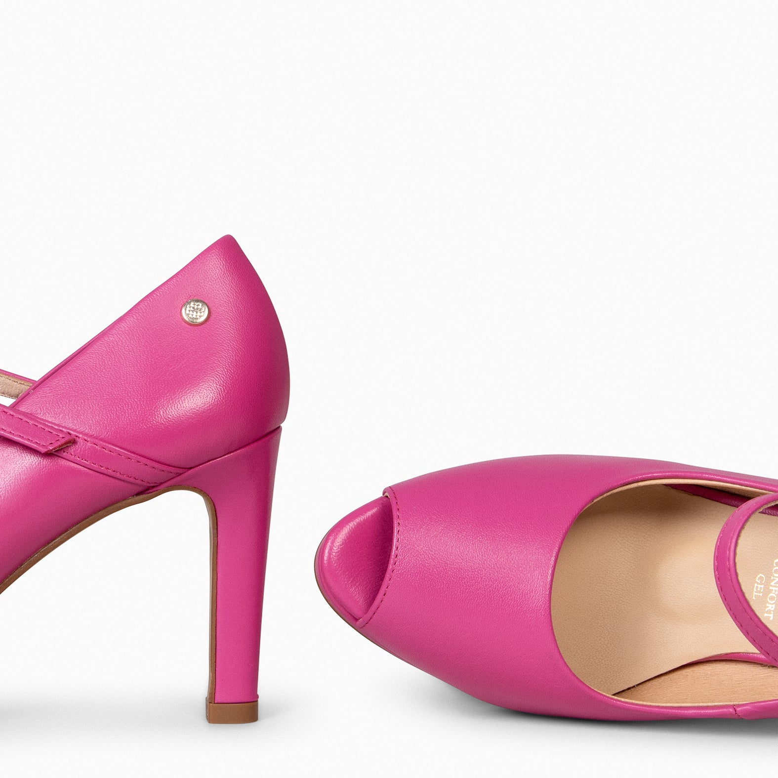 CASSIS - Zapato Peep Toe con correa FUCSIA - miMaO ®