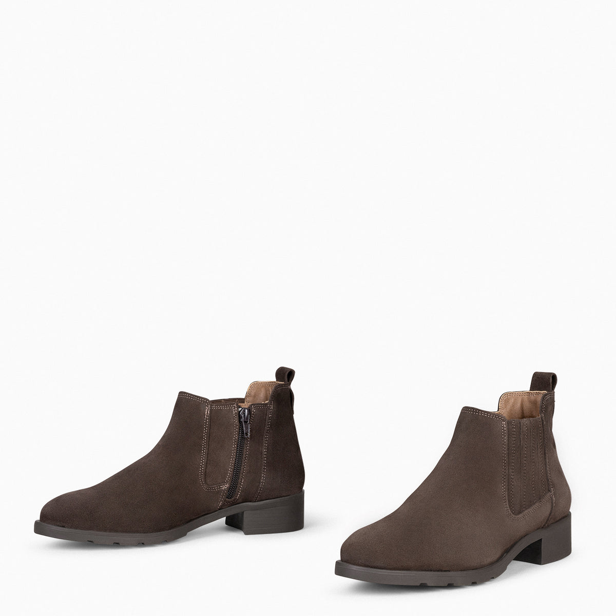 OHIO - Botines Bajos para mujer en color MARRON