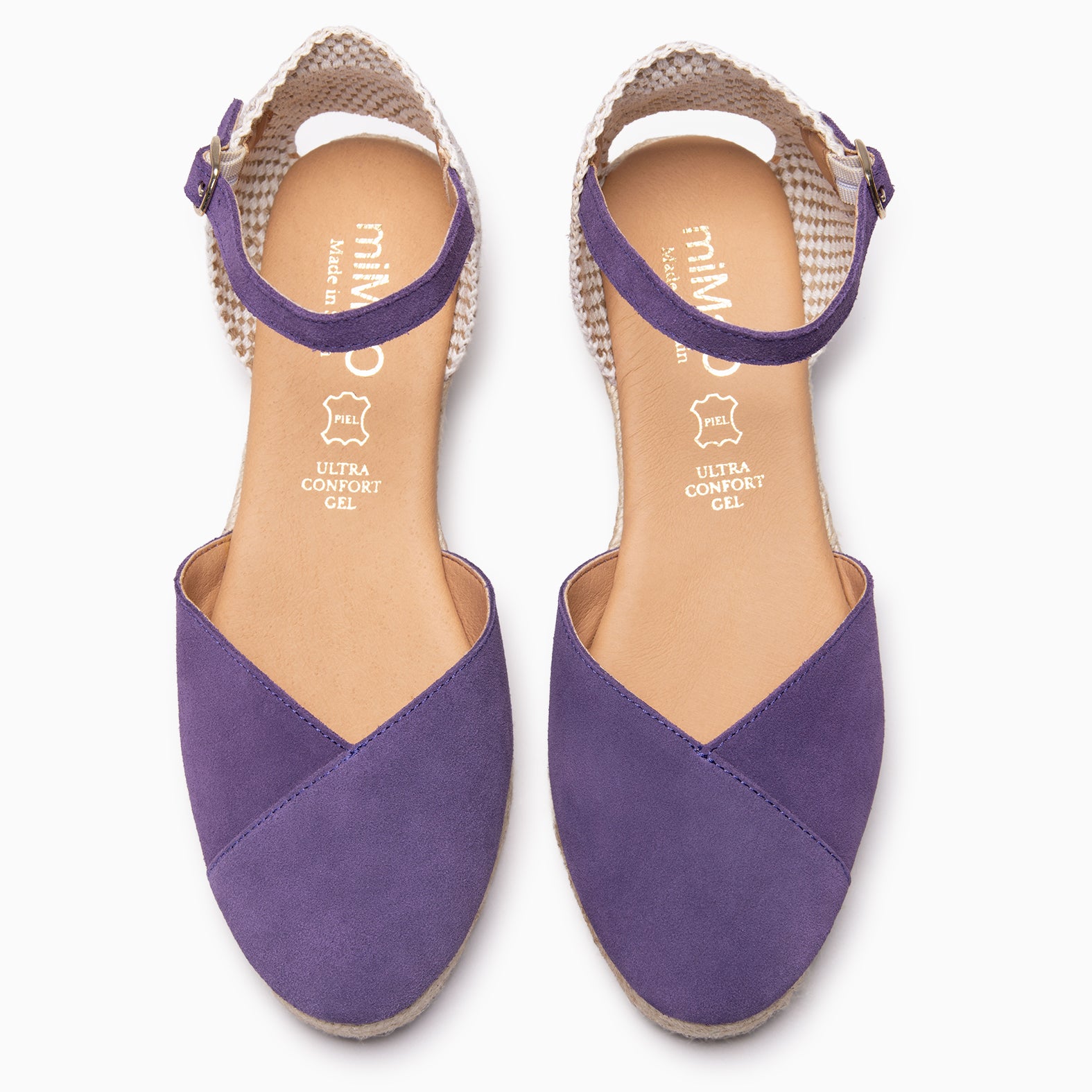 ICA - Cuñas de esparto bajas MORADO