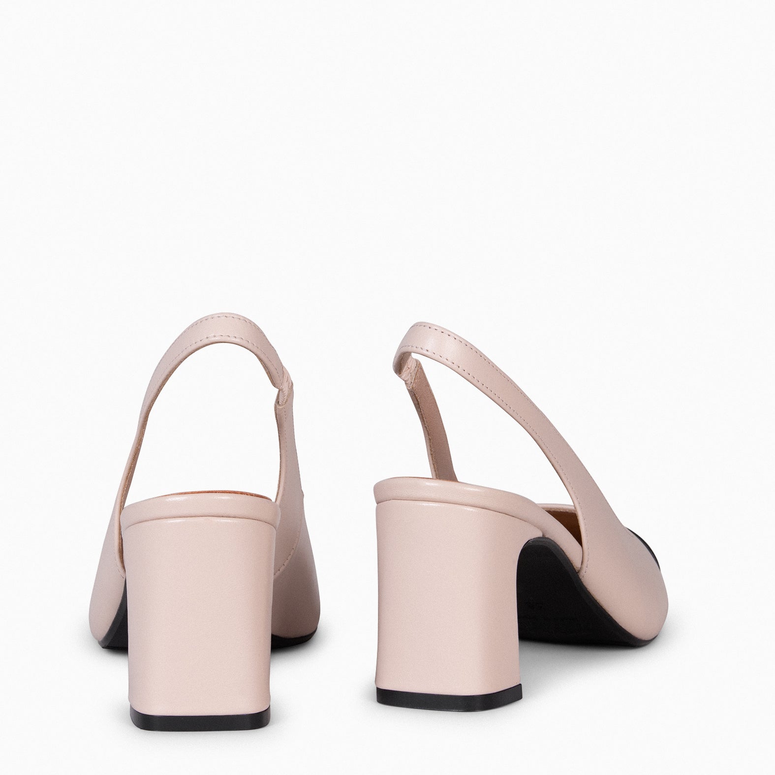 DIANA - Zapato NUDE puntera afilada NEGRO - miMaO ®