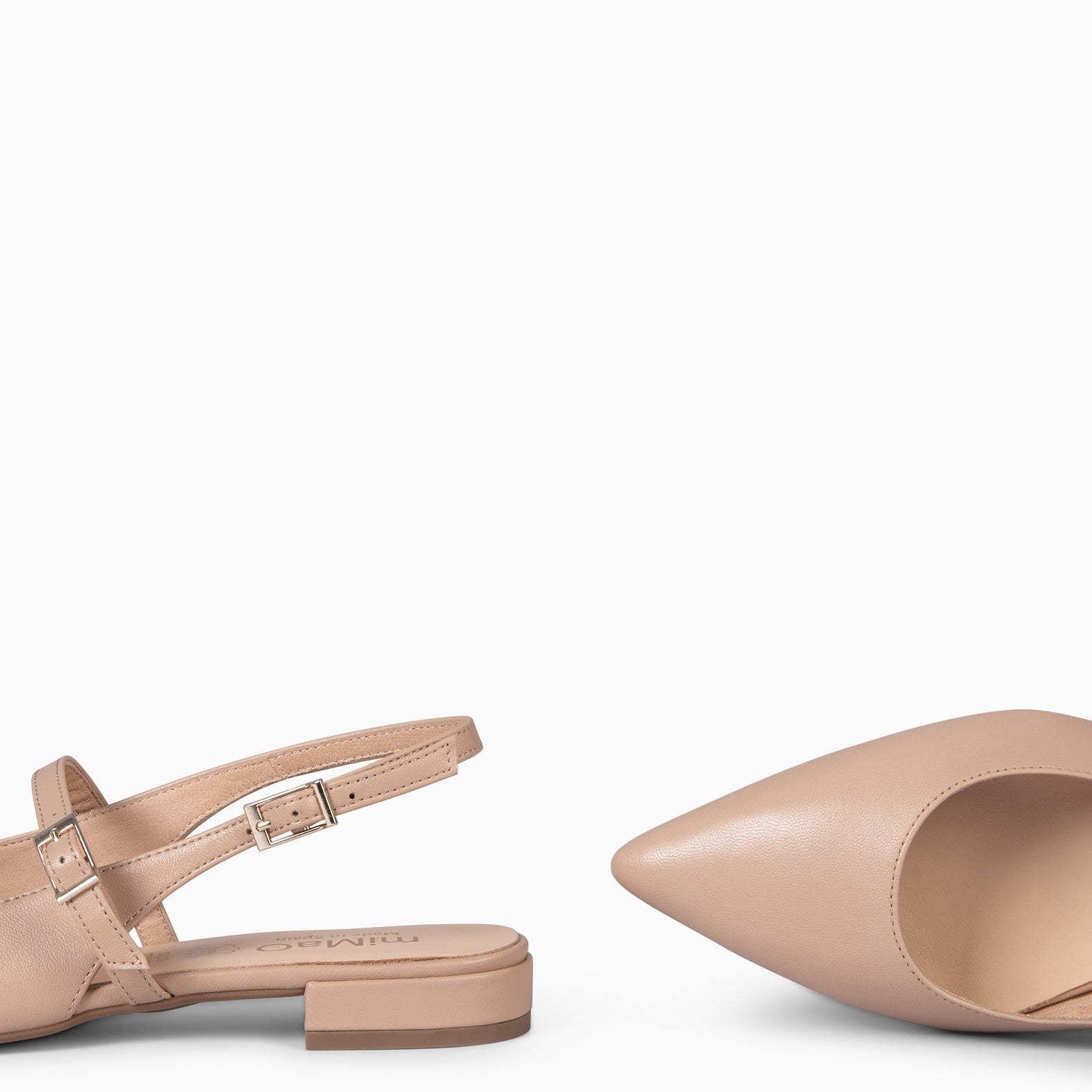 EVA - ZAPATOS ELEGANTES DESTALONADOS NUDE - miMaO ®