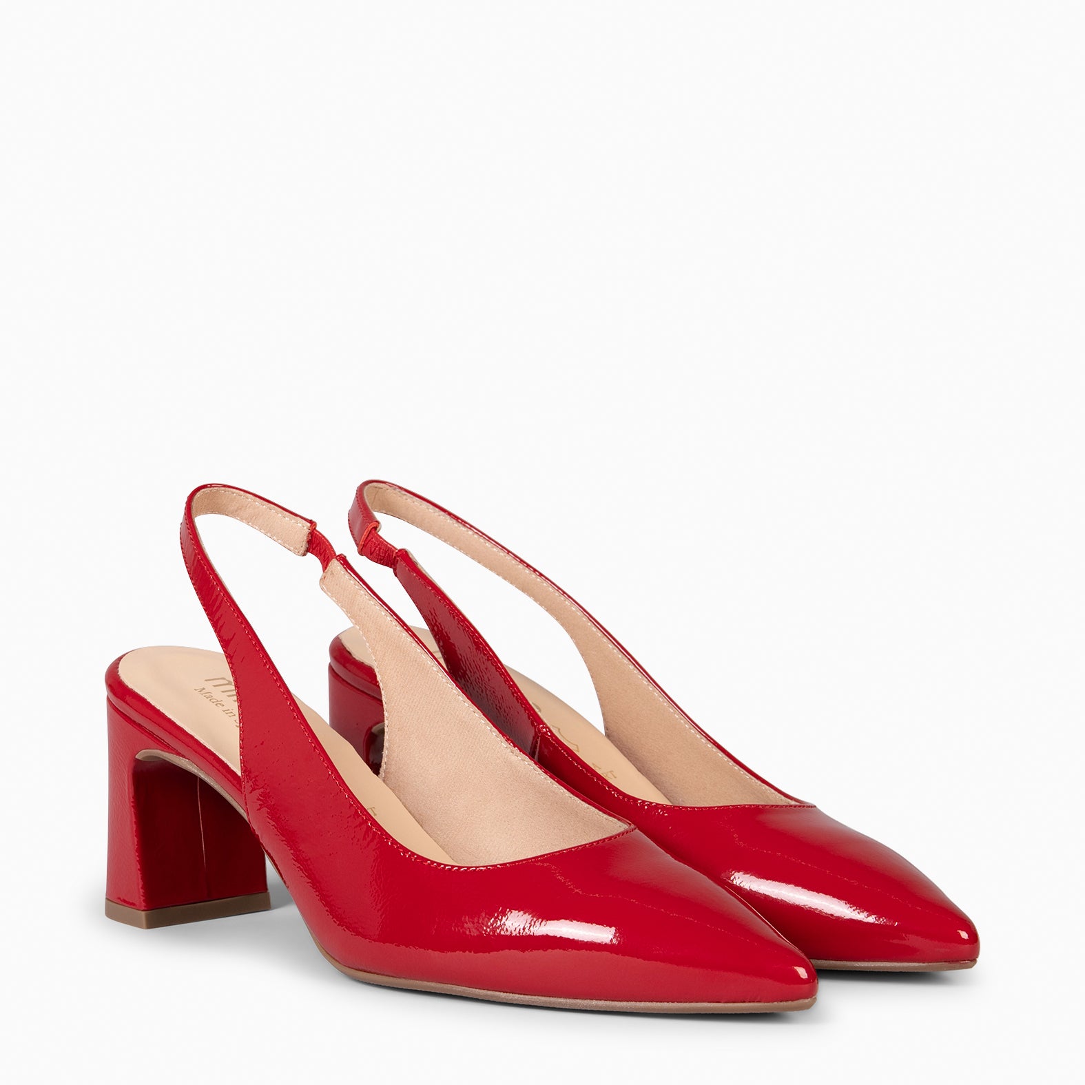 MIRIAM - Zapato destalonado ROJO - miMaO ®