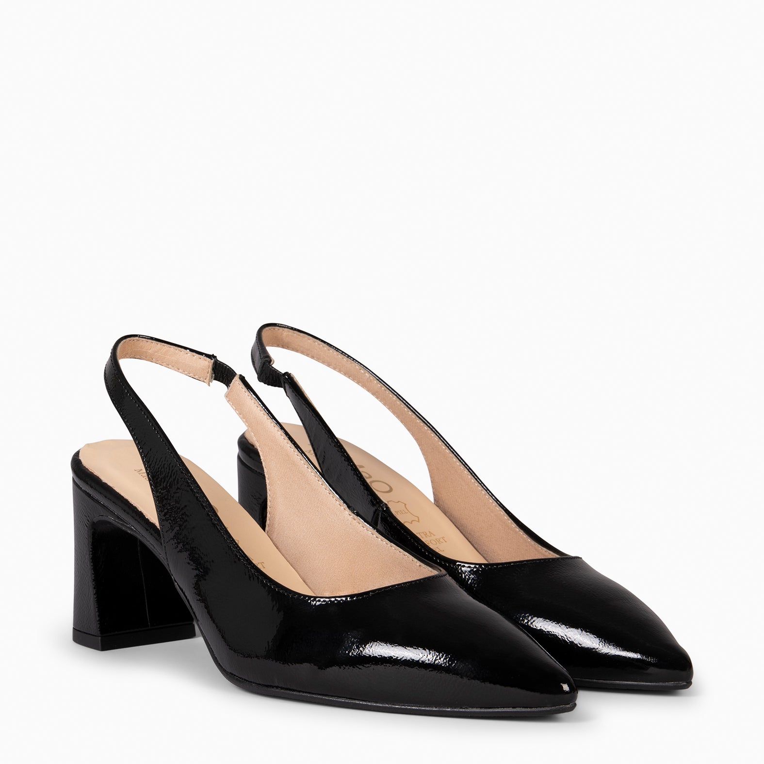 MIRIAM - Zapato destalonado NEGRO - miMaO ®