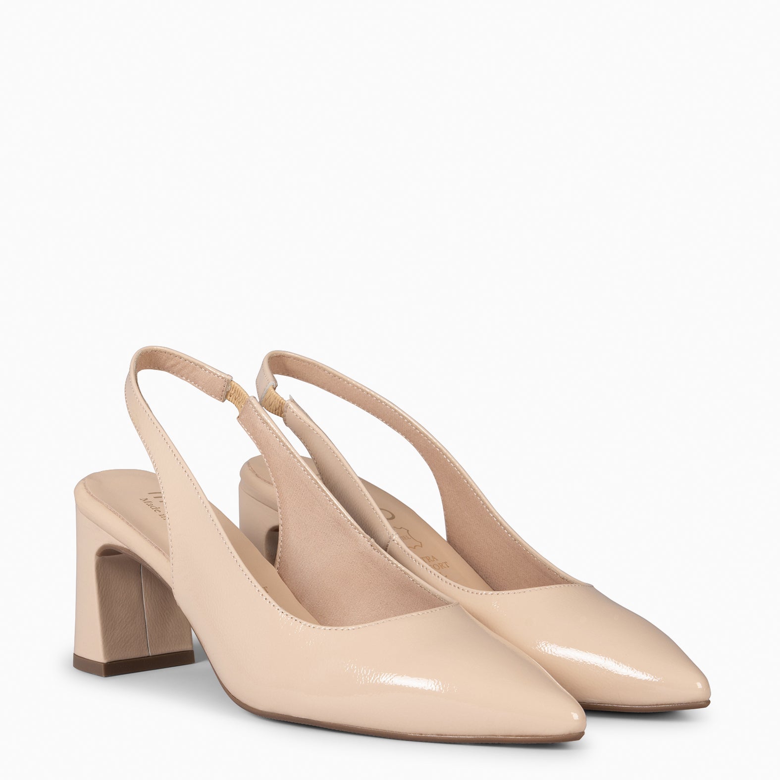MIRIAM - Zapato destalonado NUDE - miMaO ®