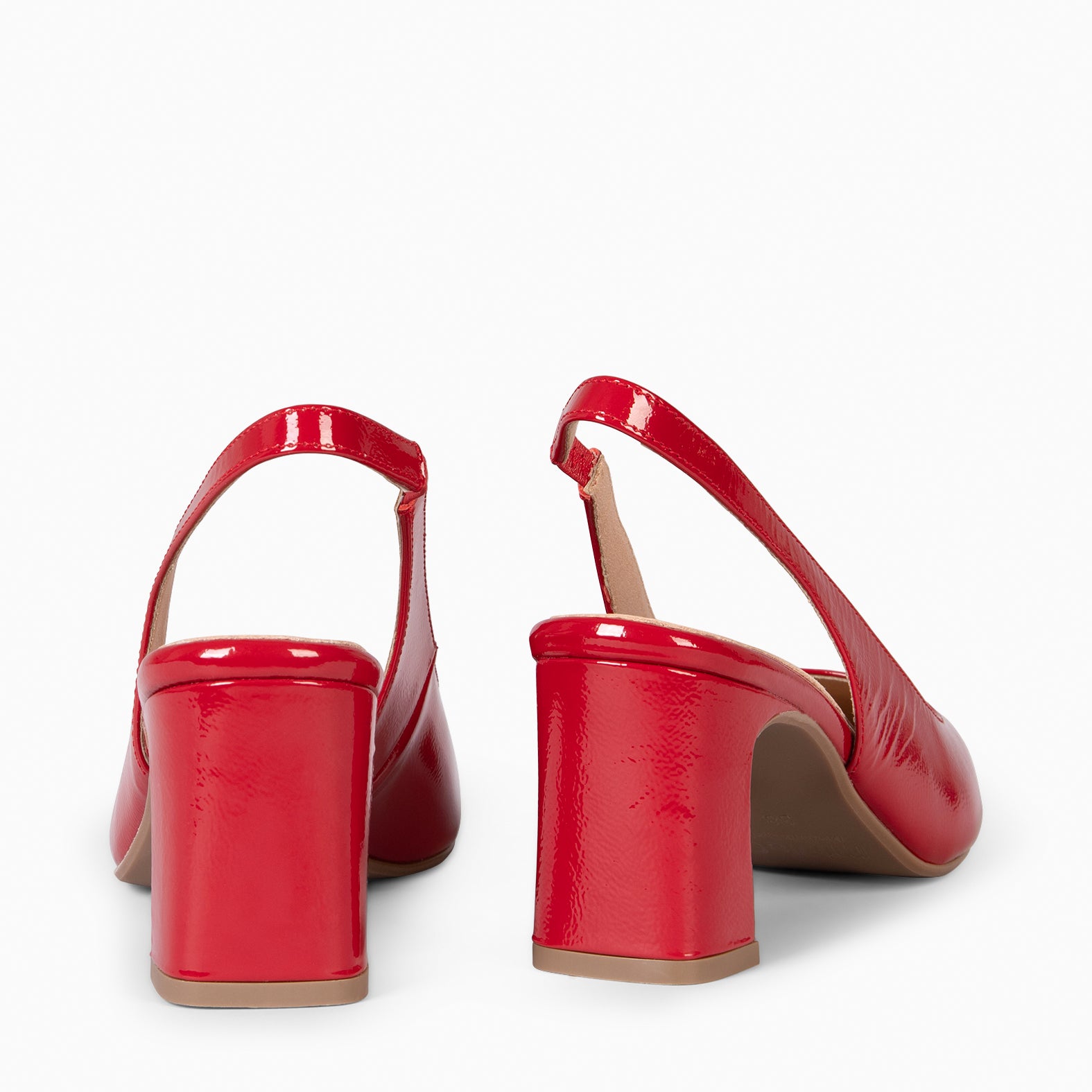 MIRIAM - Zapato destalonado ROJO - miMaO ®