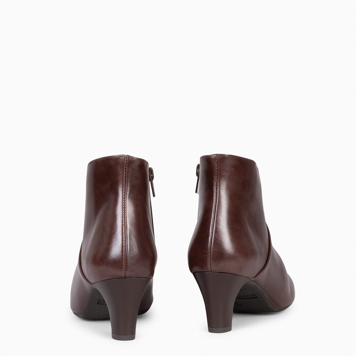 LADY - Botines napa mujer MARRÓN