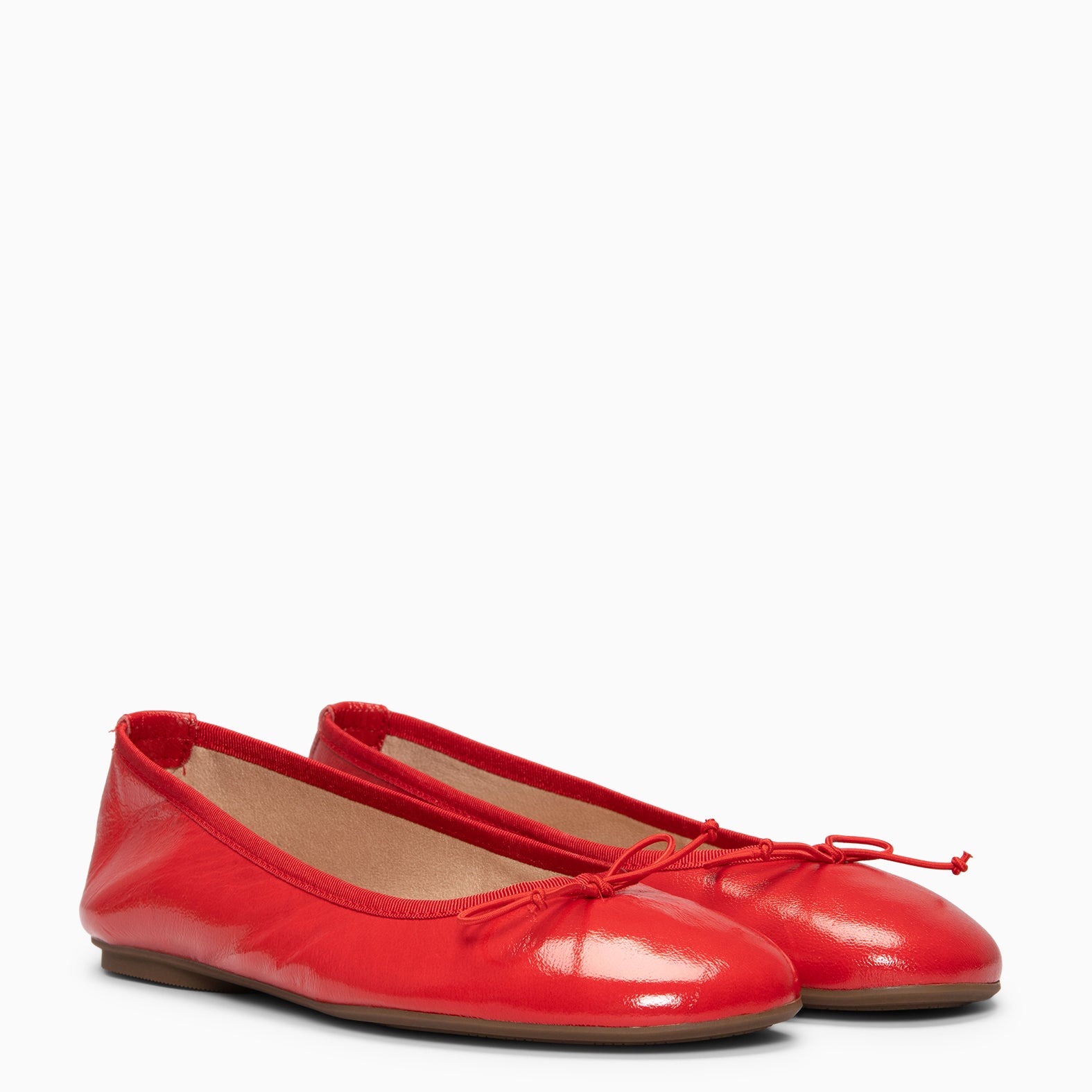 CAMPANILLA - BAILARINA DE CHAROL BARESOFT ROJO
