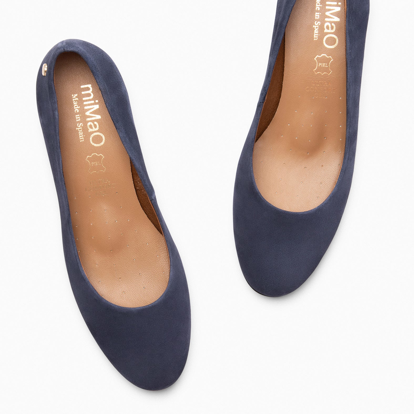 URBAN REDONDO - Zapatos de tacón de ante en MARINO - miMaO ®