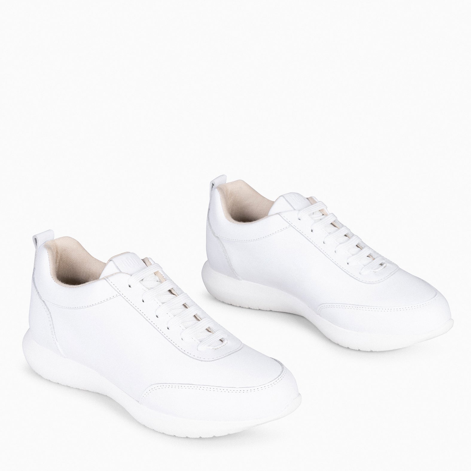 VENICE - WHITE Napa Sneakers with Removable Insole 