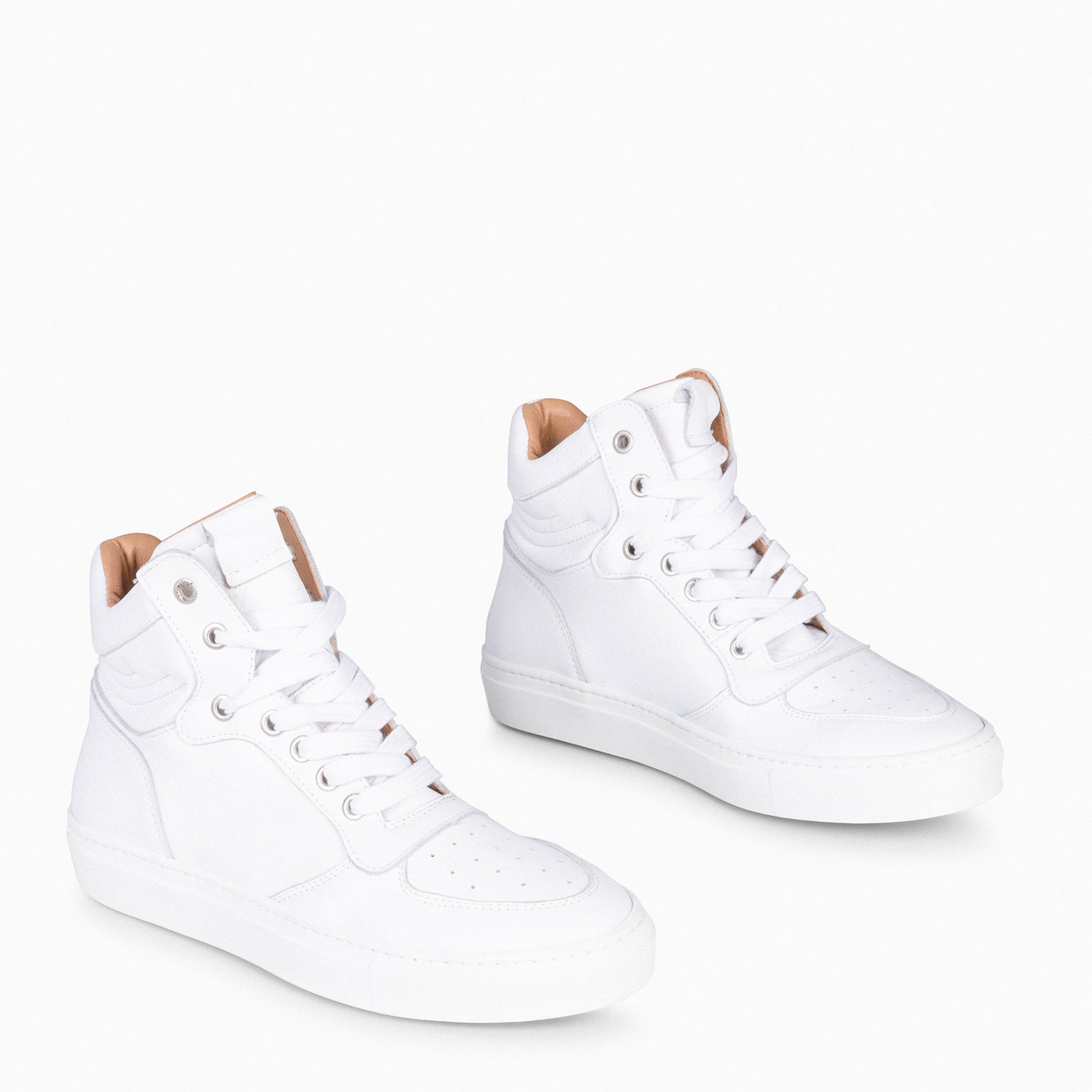 BASKET - Zapatillas Altas de Mujer BLANCO - miMaO ®