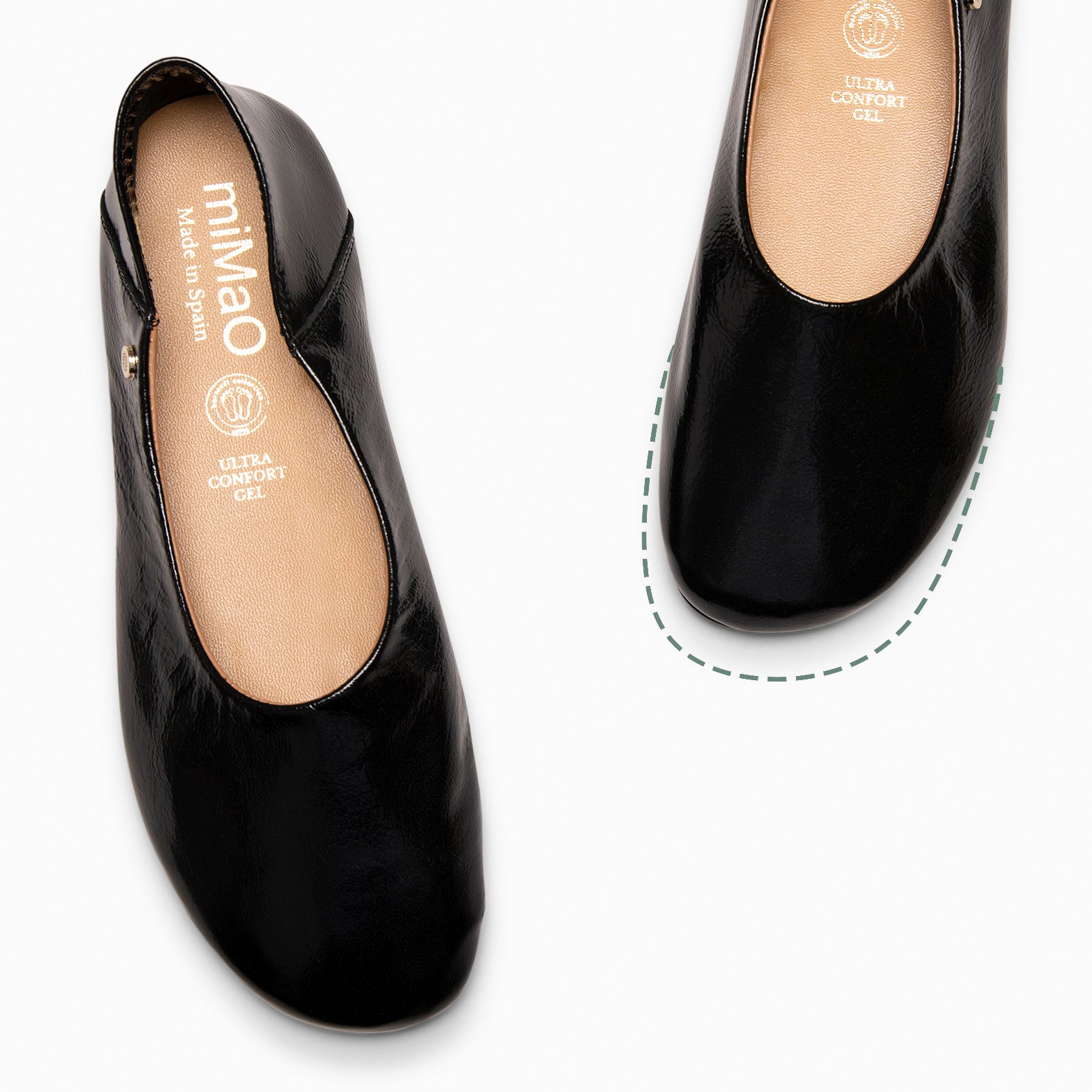 NANUK - BAILARINA PLANA BARESOFT NEGRO - miMaO ®
