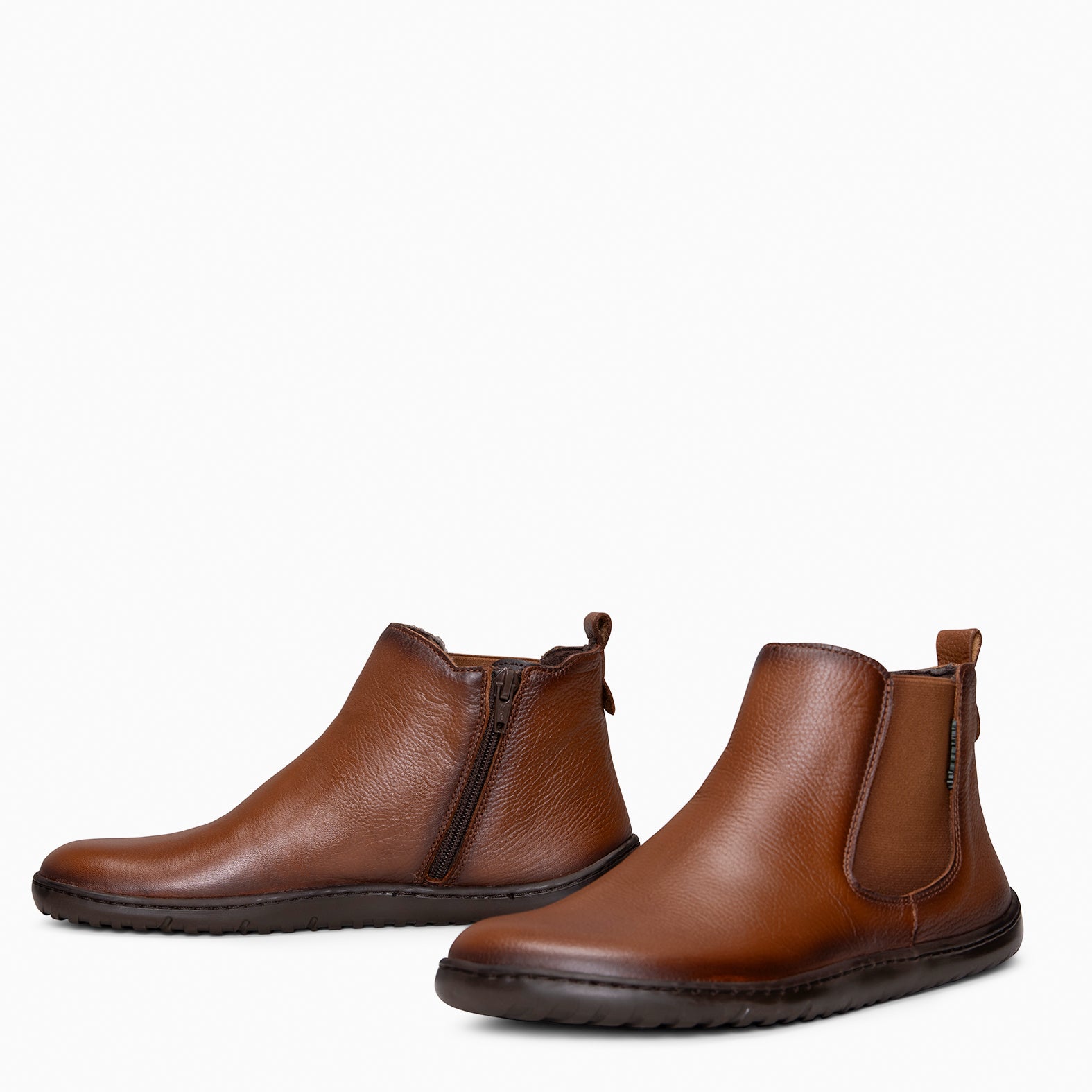 SAND -Botines tipo barefoot con elástico MARRON - miMaO ®
