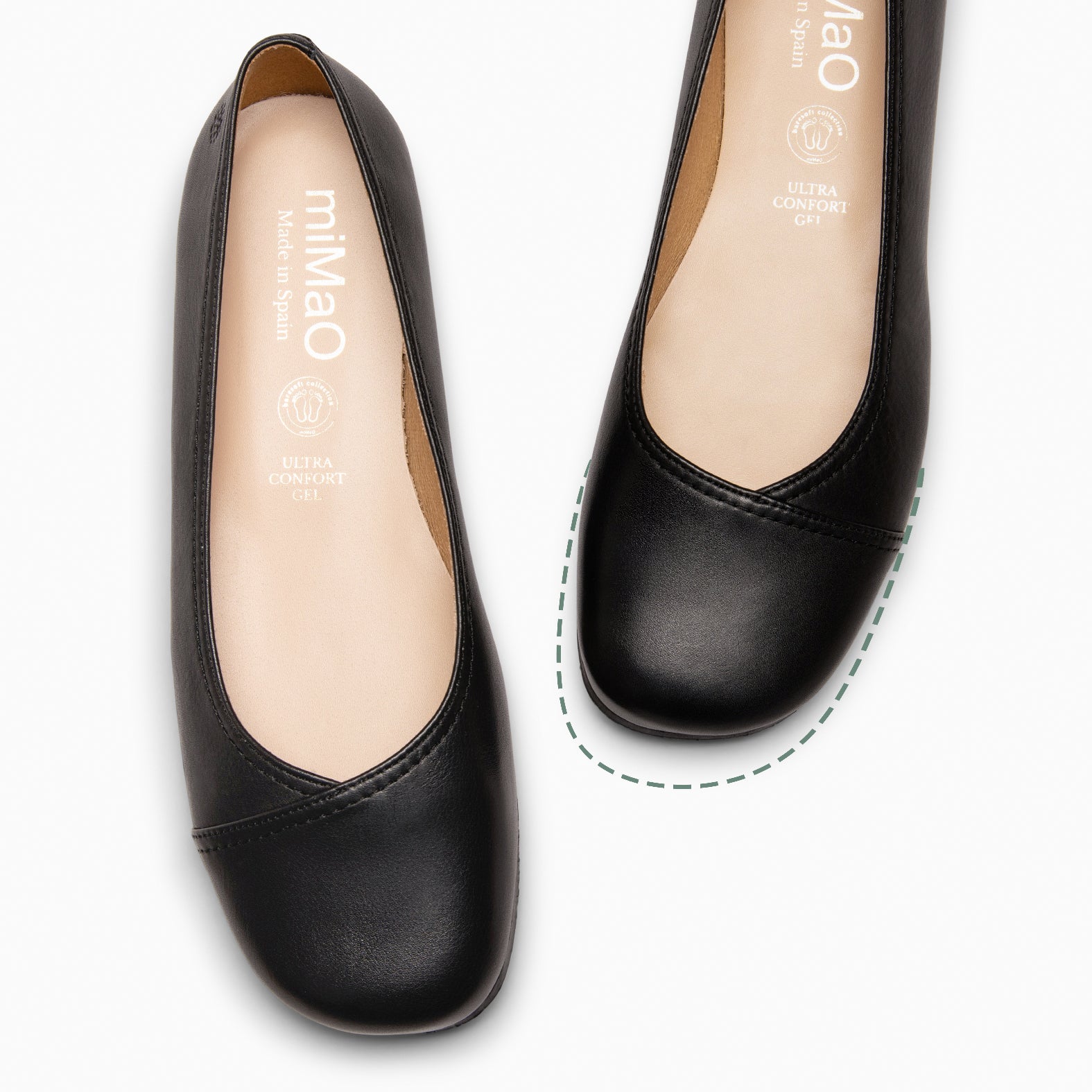 PLUMA - BAILARINA ESTILO BARESOFT NEGRO - miMaO ®