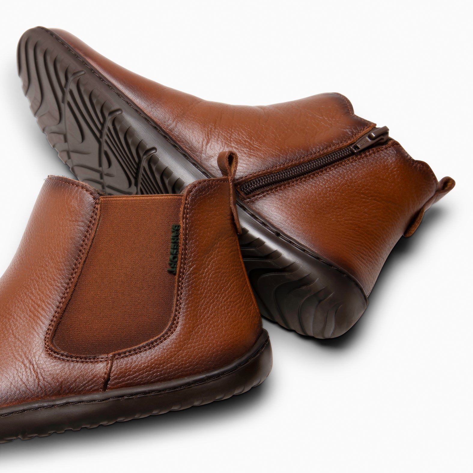 SAND -Botines tipo barefoot con elástico MARRON - miMaO ®
