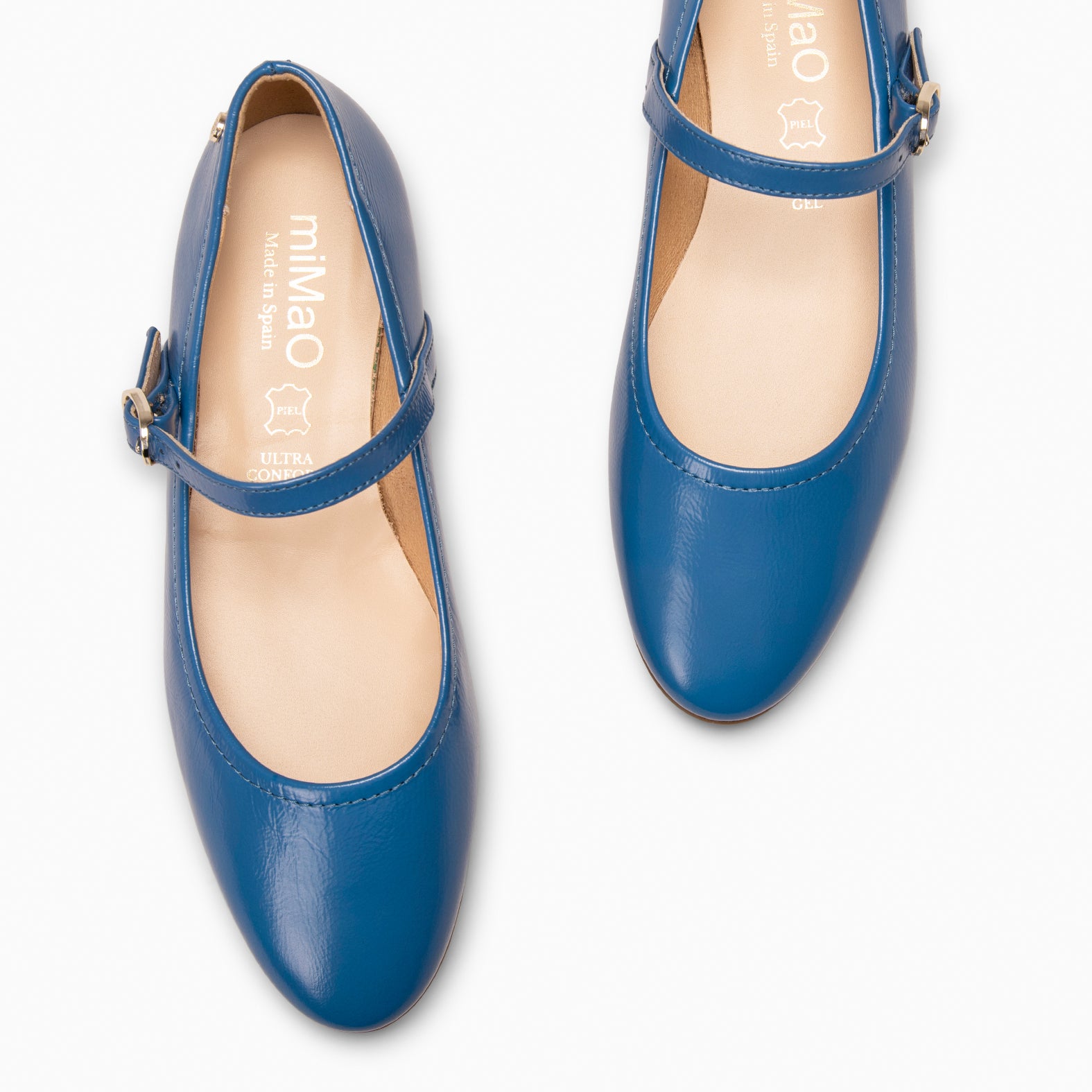 ROSALIE - Merceditas con puntera redonda AZUL - miMaO ®