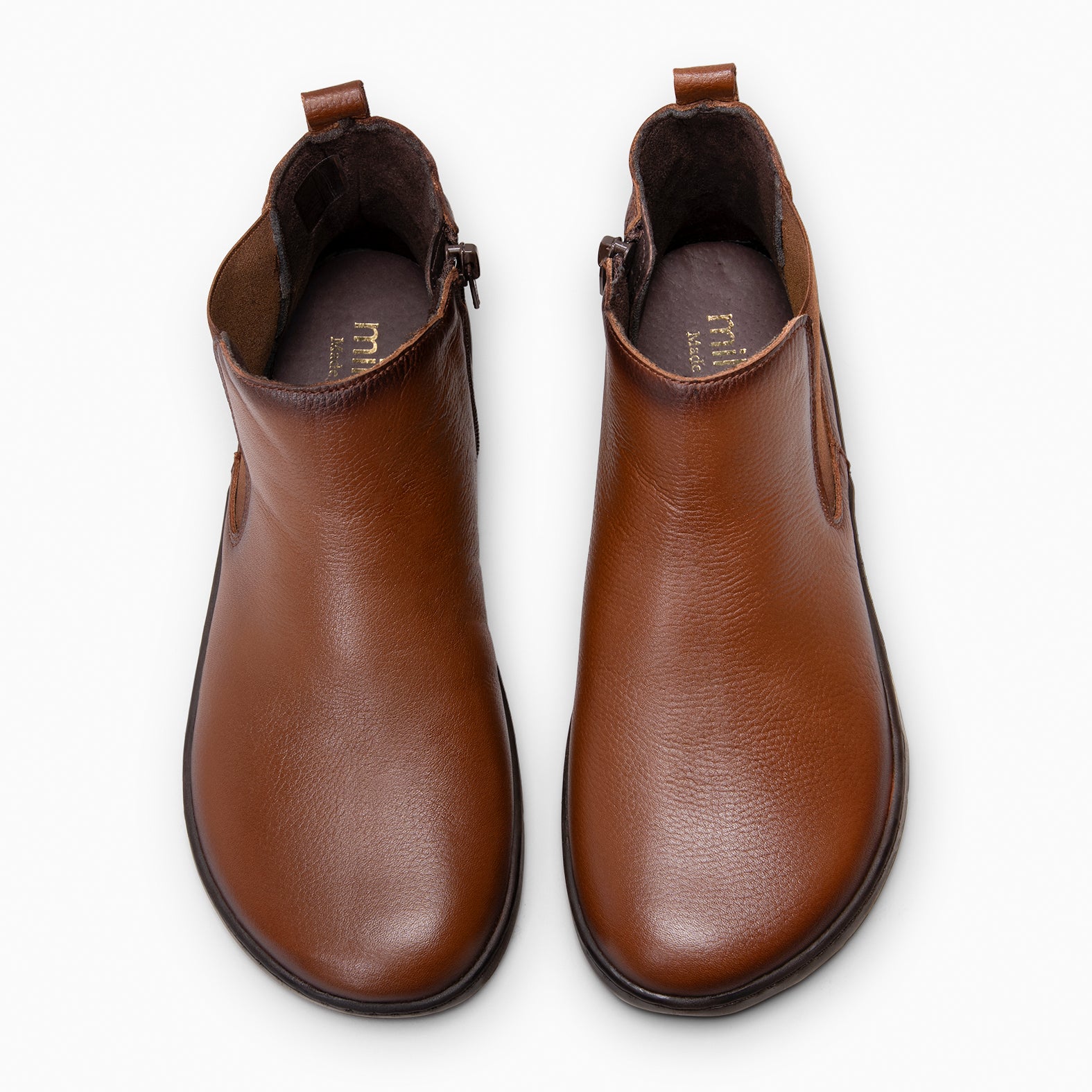 SAND -Botines tipo barefoot con elástico MARRON - miMaO ®
