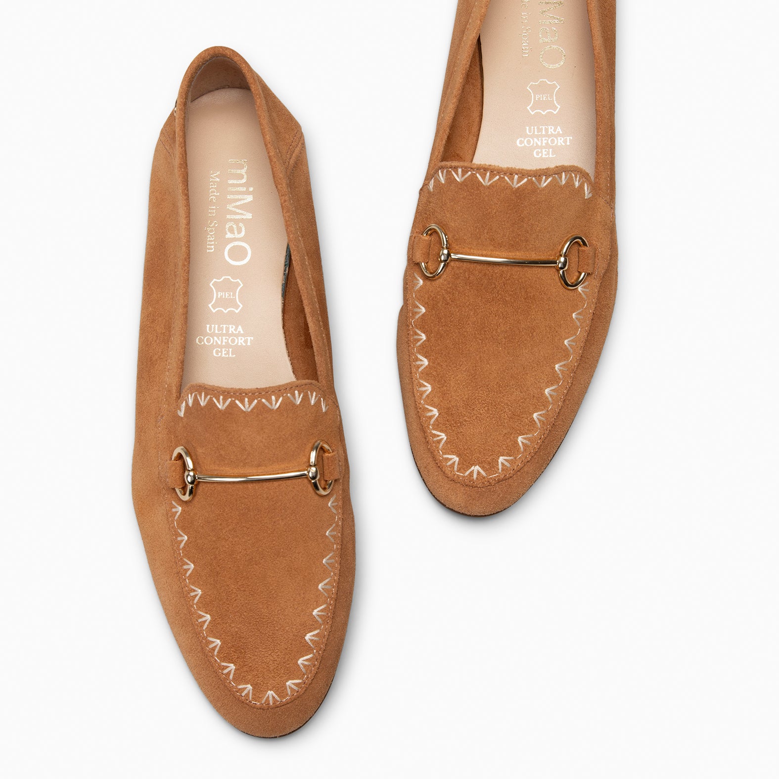BLAKE - MOCASINES DE SERRAJE CAMEL - miMaO ®