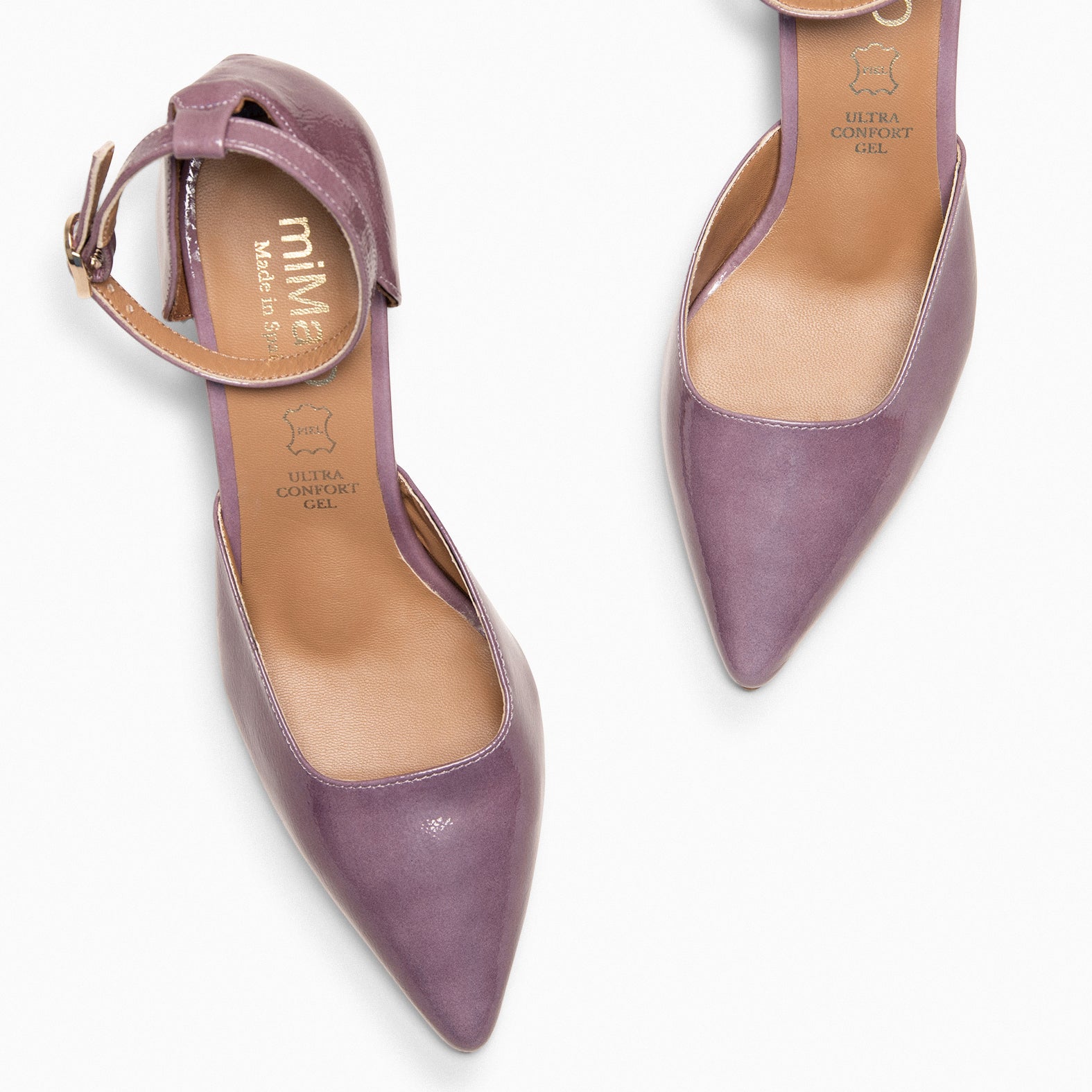 AINHOA - Zapato de tacón punta fina MALVA - miMaO ®