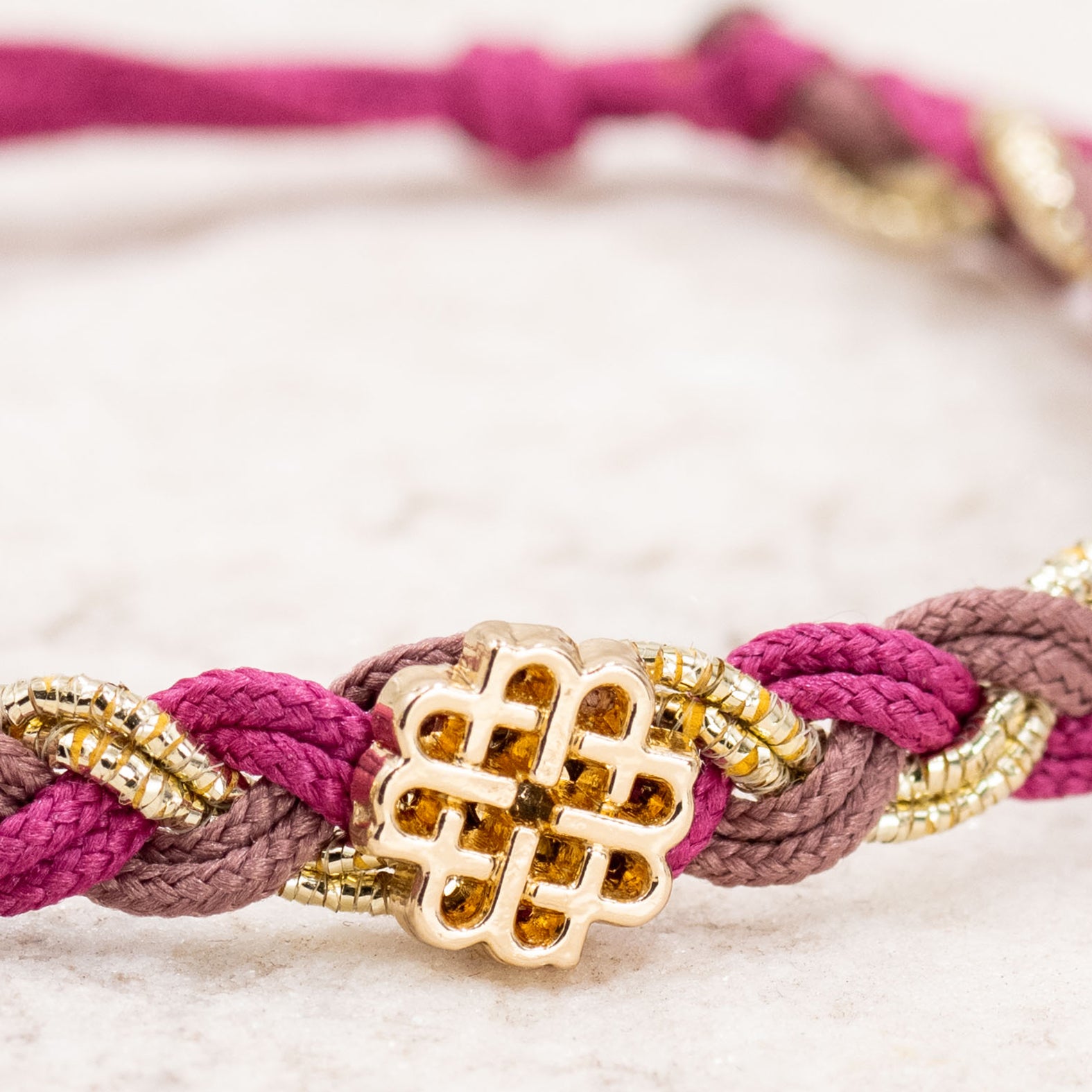 PULSERA DE LA POSITIVIDAD ORO - miMaO ®