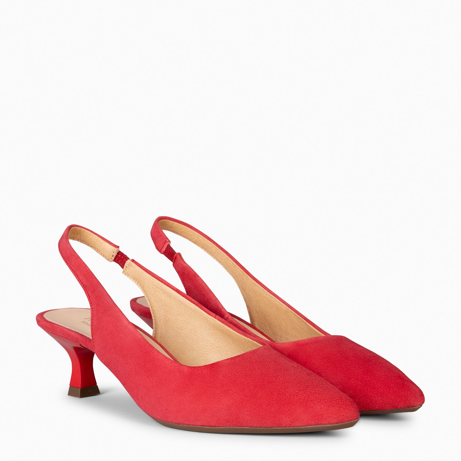 KITTEN SLINGBACKS – Chaussures à petit talon kitten ROUGE