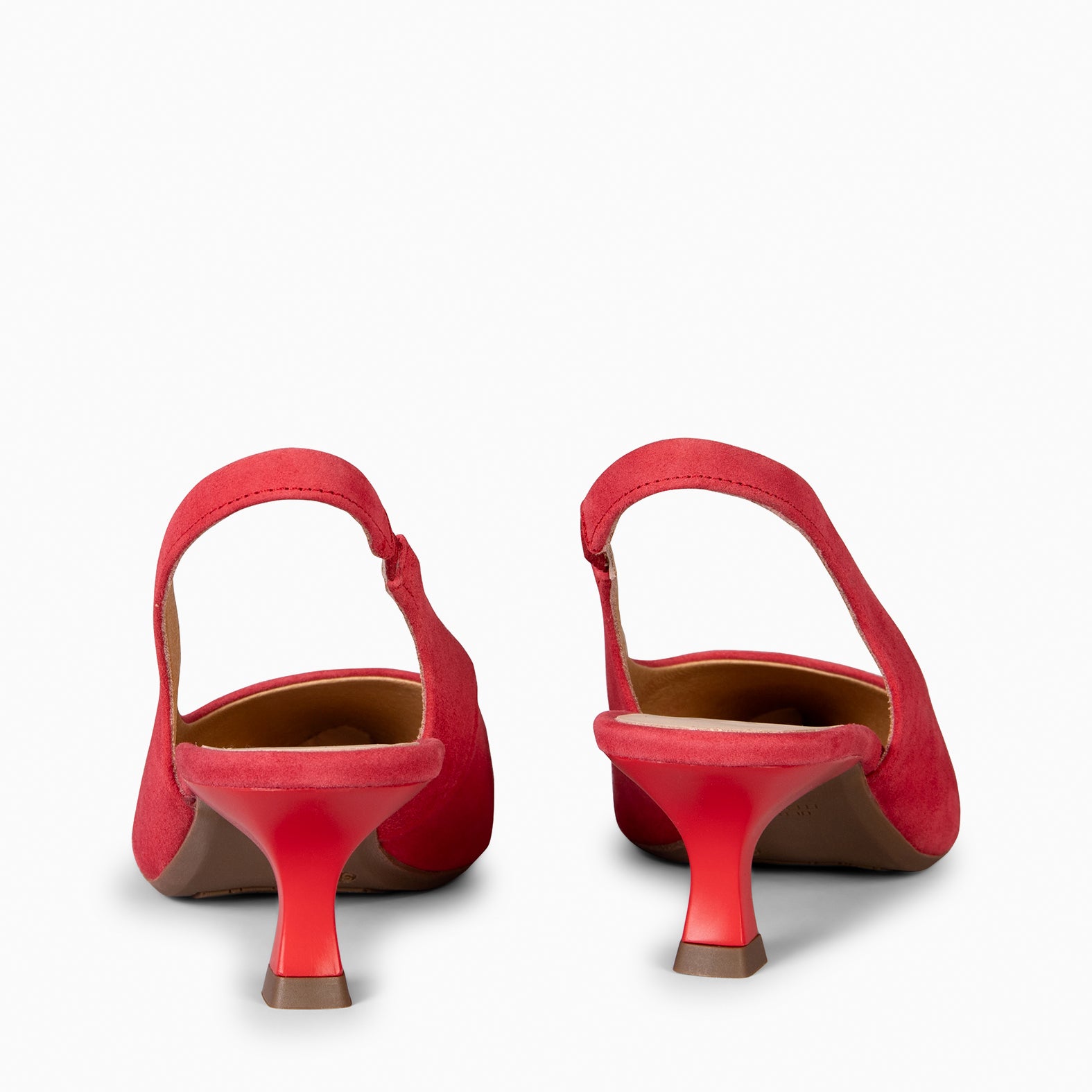 KITTEN SLINGBACKS – Chaussures à petit talon kitten ROUGE